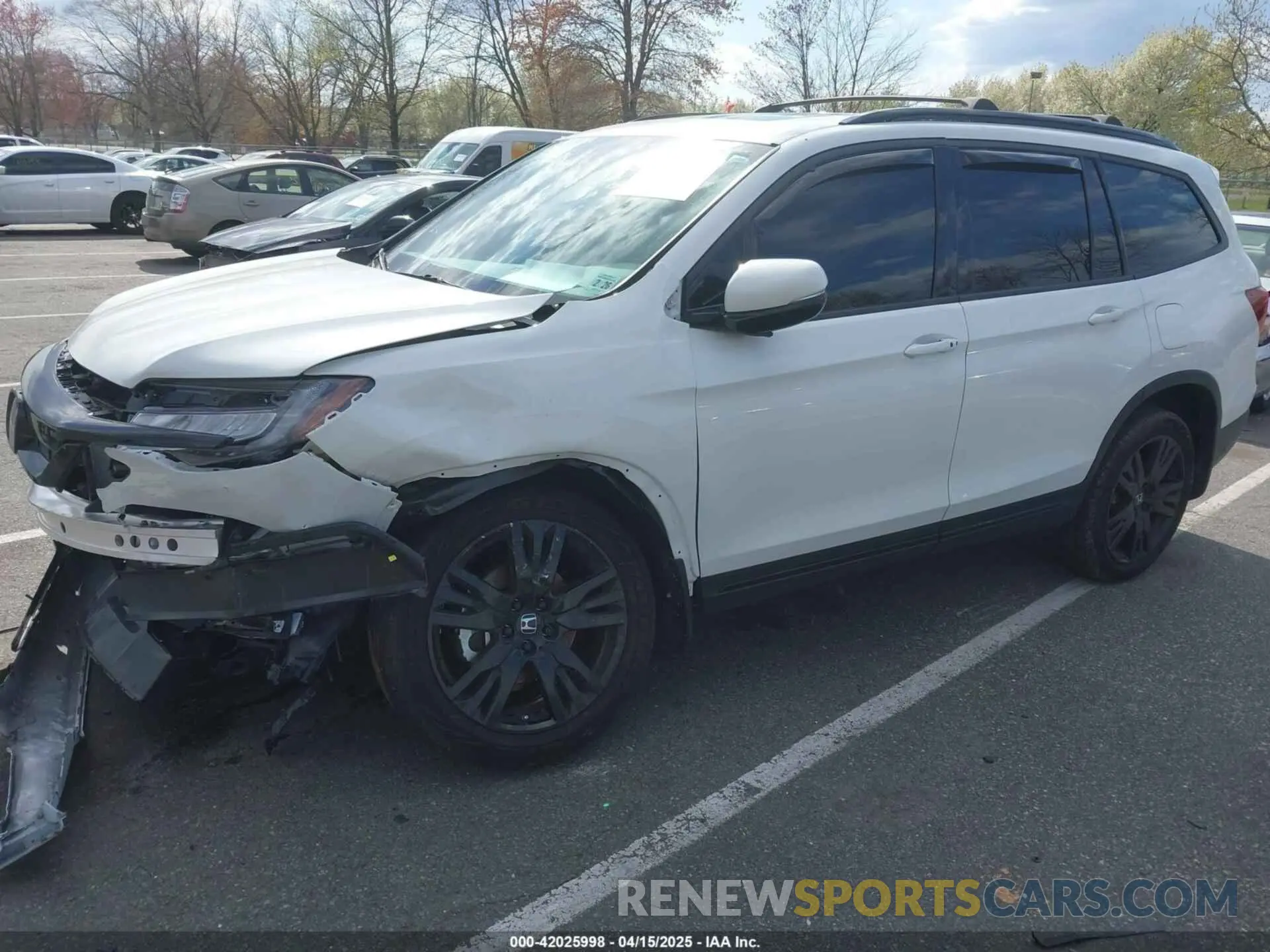2 Фотография поврежденного автомобиля 5FNYF6H72MB067664 HONDA PILOT 2021