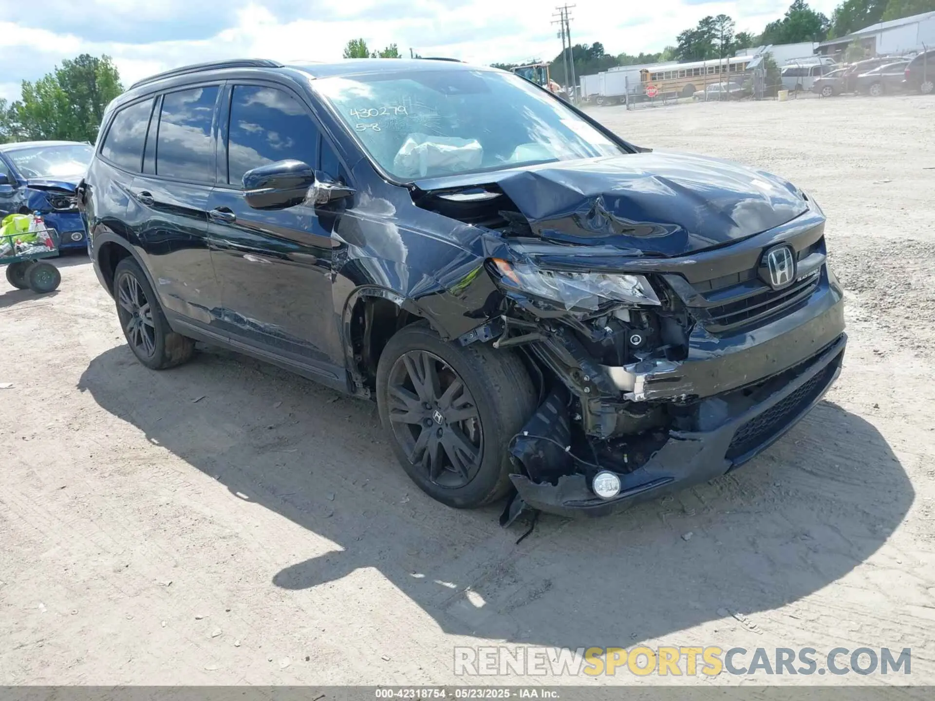 1 Photograph of a damaged car 5FNYF6H74MB068508 HONDA PILOT 2021