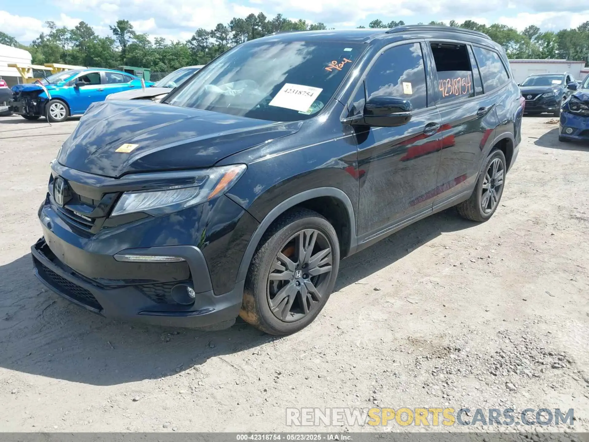 2 Photograph of a damaged car 5FNYF6H74MB068508 HONDA PILOT 2021