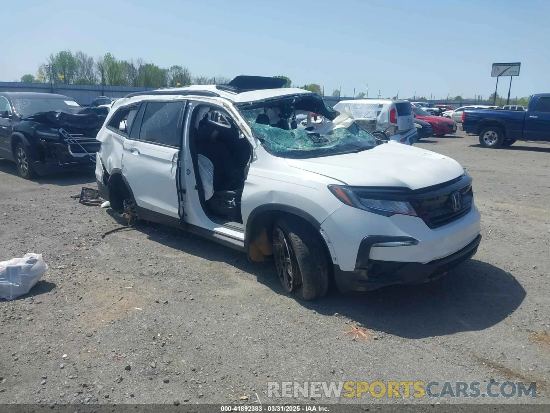 1 Фотография поврежденного автомобиля 5FNYF6H78MB042638 HONDA PILOT 2021