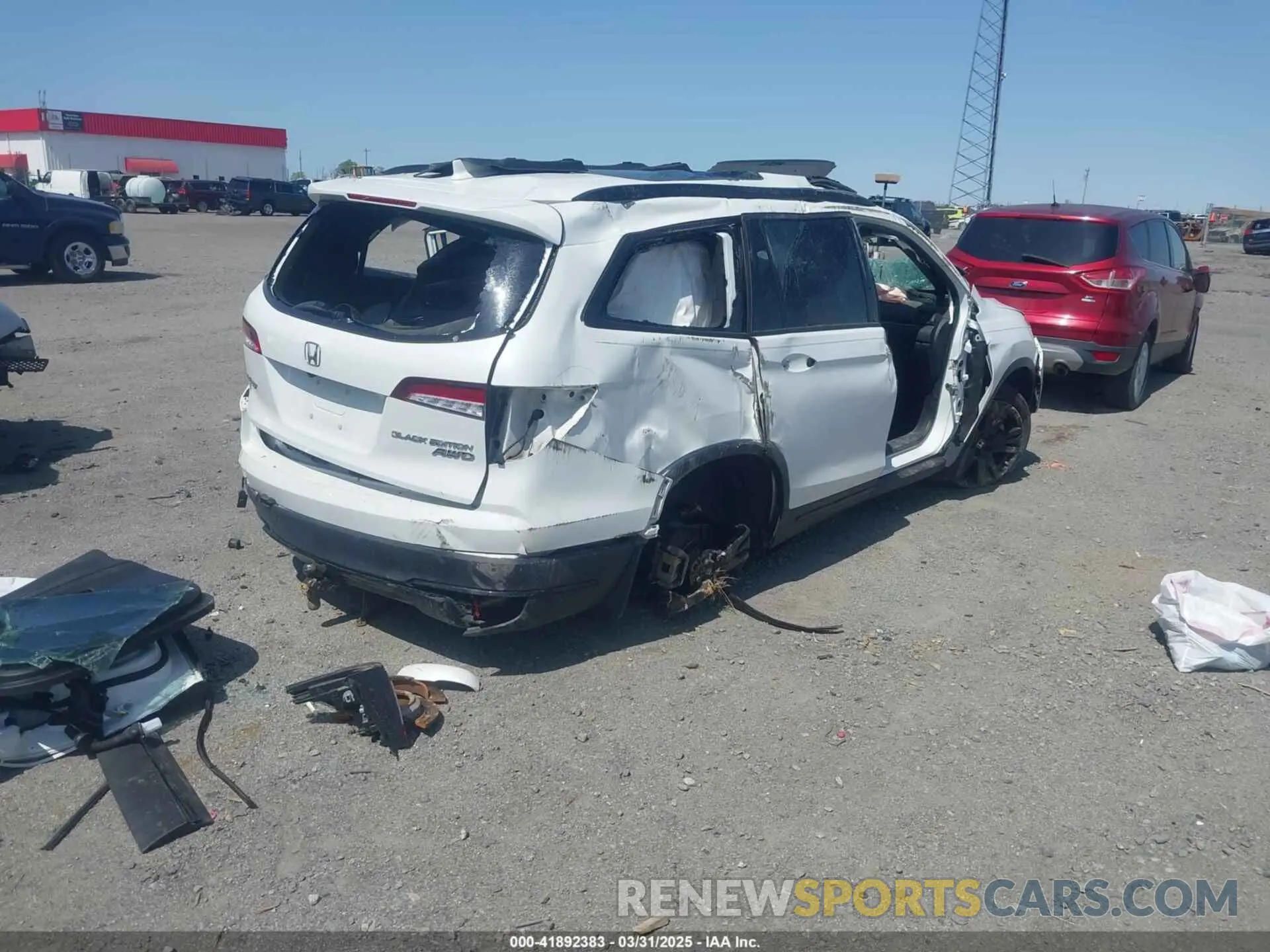 4 Фотография поврежденного автомобиля 5FNYF6H78MB042638 HONDA PILOT 2021