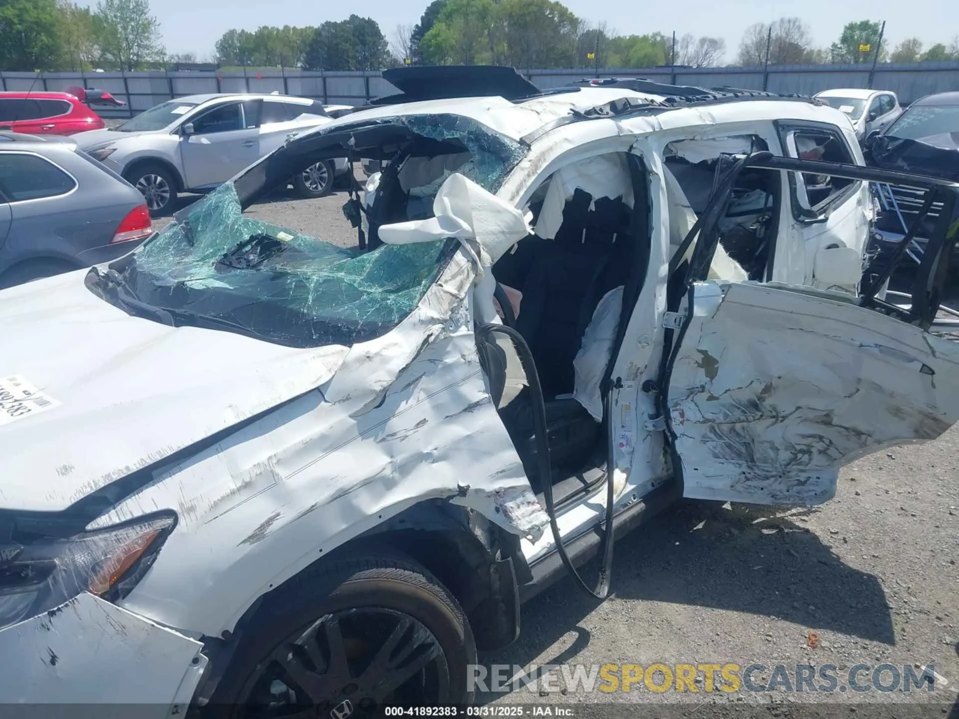 6 Фотография поврежденного автомобиля 5FNYF6H78MB042638 HONDA PILOT 2021