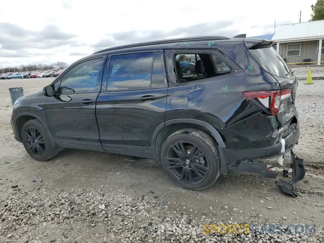 2 Photograph of a damaged car 5FNYF6H78MB045359 HONDA PILOT 2021