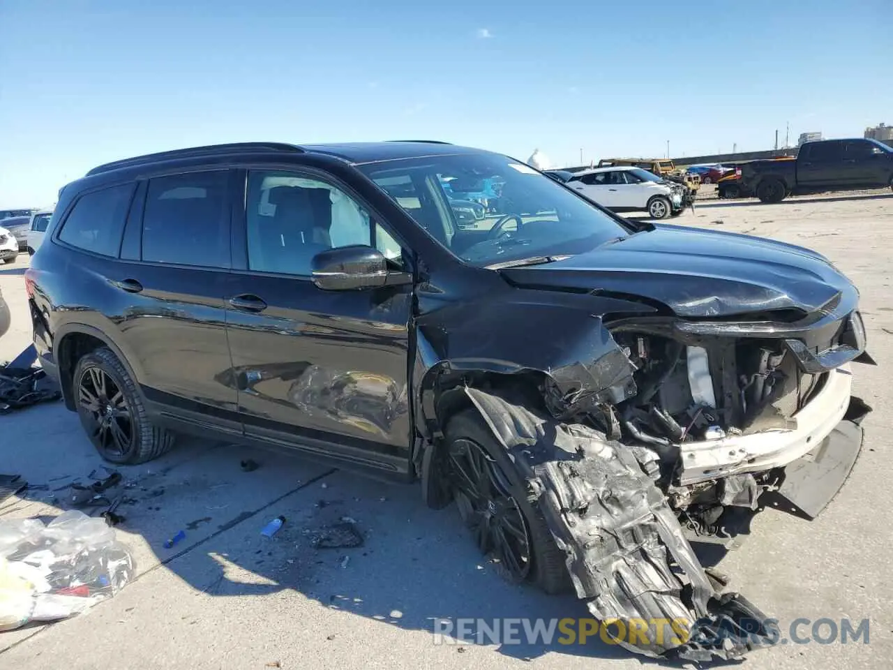 4 Фотография поврежденного автомобиля 5FNYF6H79MB045547 HONDA PILOT 2021