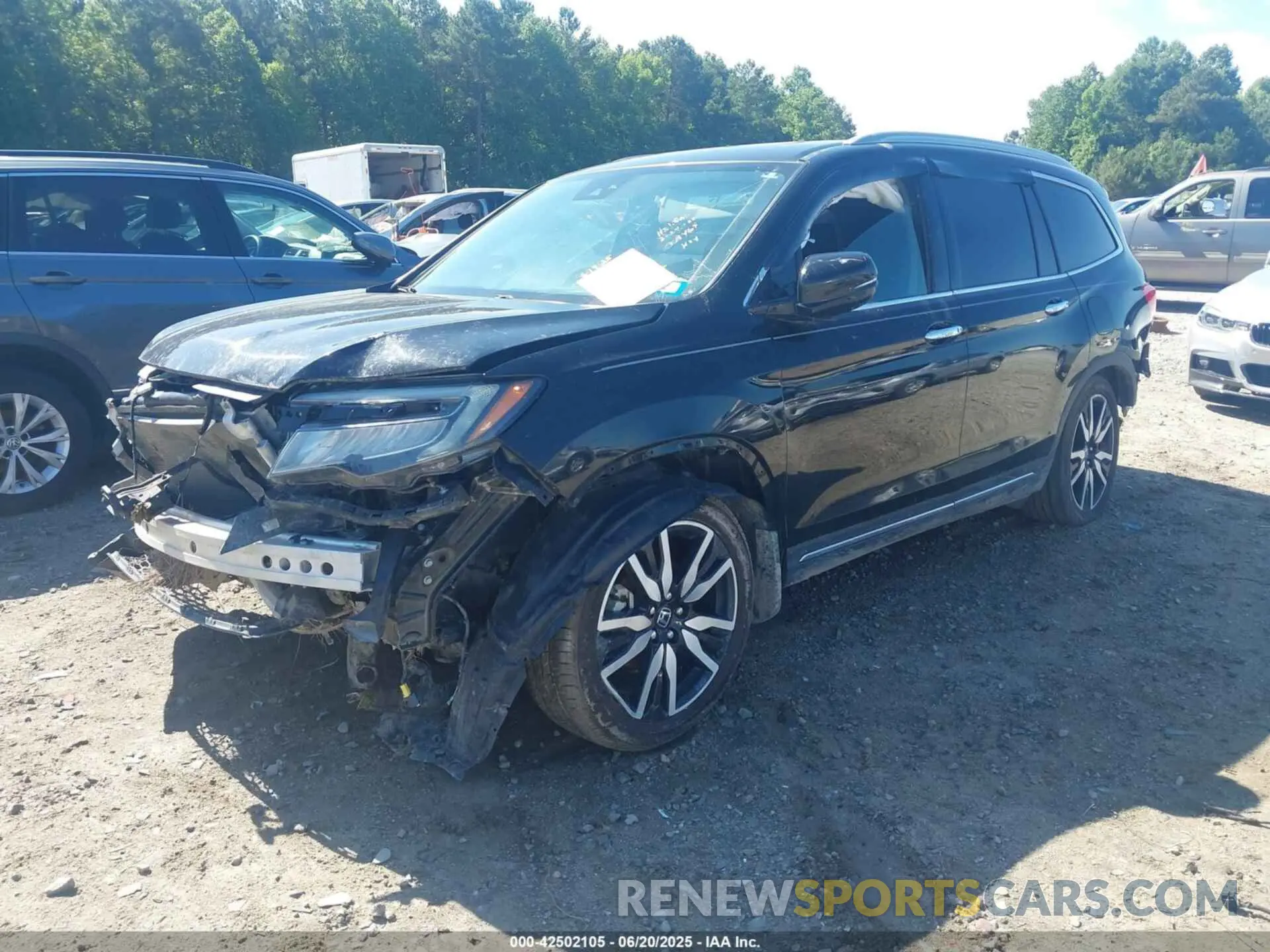 2 Фотография поврежденного автомобиля 5FNYF6H91MB003469 HONDA PILOT 2021