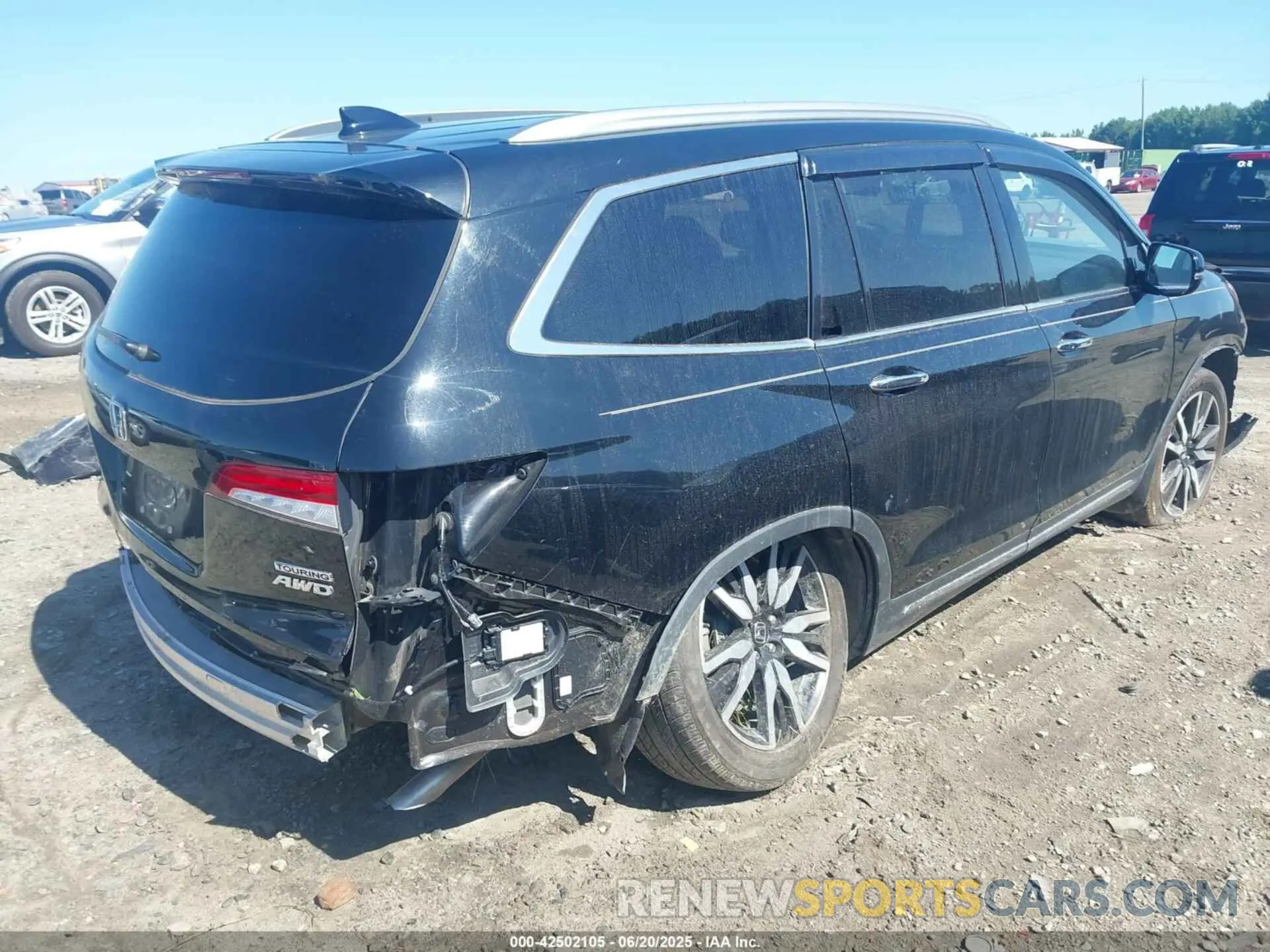 4 Фотография поврежденного автомобиля 5FNYF6H91MB003469 HONDA PILOT 2021
