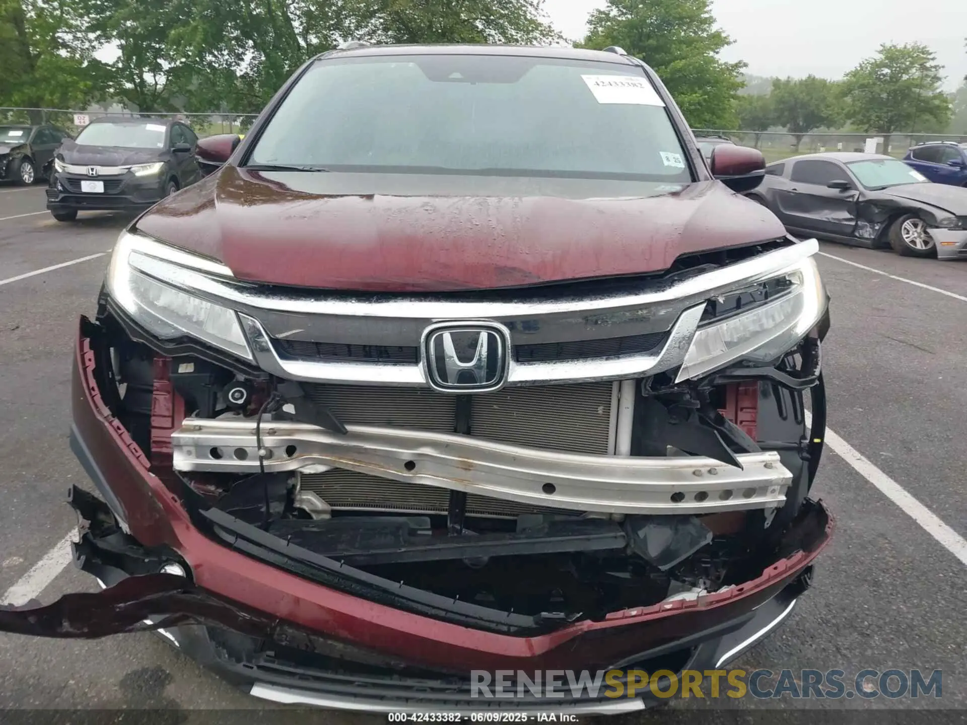 6 Photograph of a damaged car 5FNYF6H92MB002640 HONDA PILOT 2021