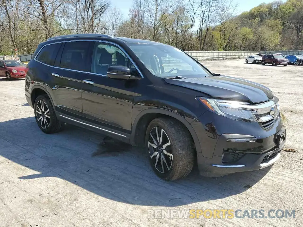 4 Photograph of a damaged car 5FNYF6H93MB051216 HONDA PILOT 2021