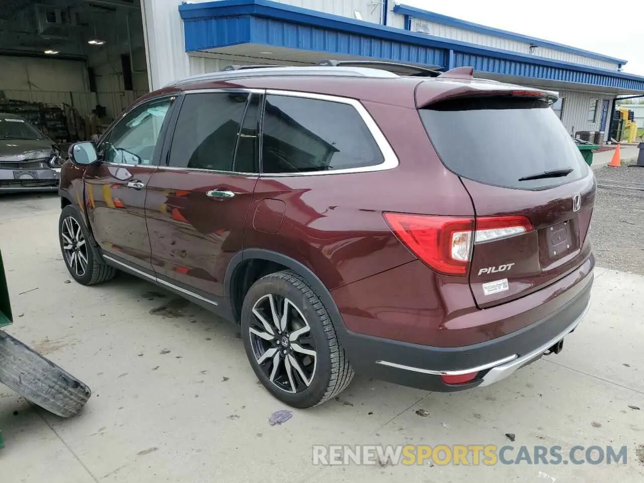 2 Photograph of a damaged car 5FNYF6H94MB062080 HONDA PILOT 2021