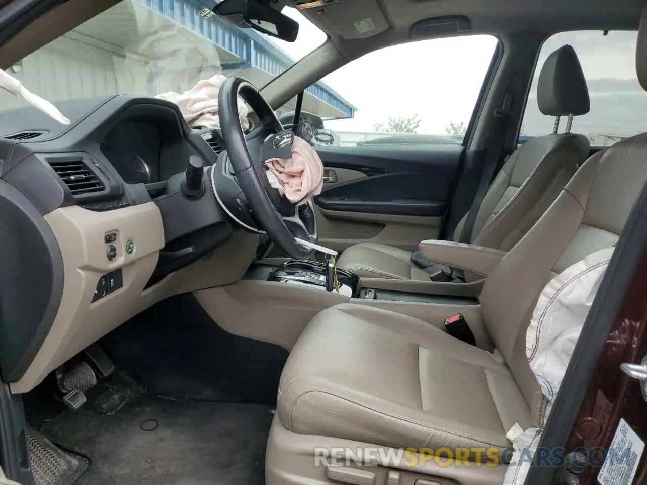 7 Photograph of a damaged car 5FNYF6H94MB062080 HONDA PILOT 2021