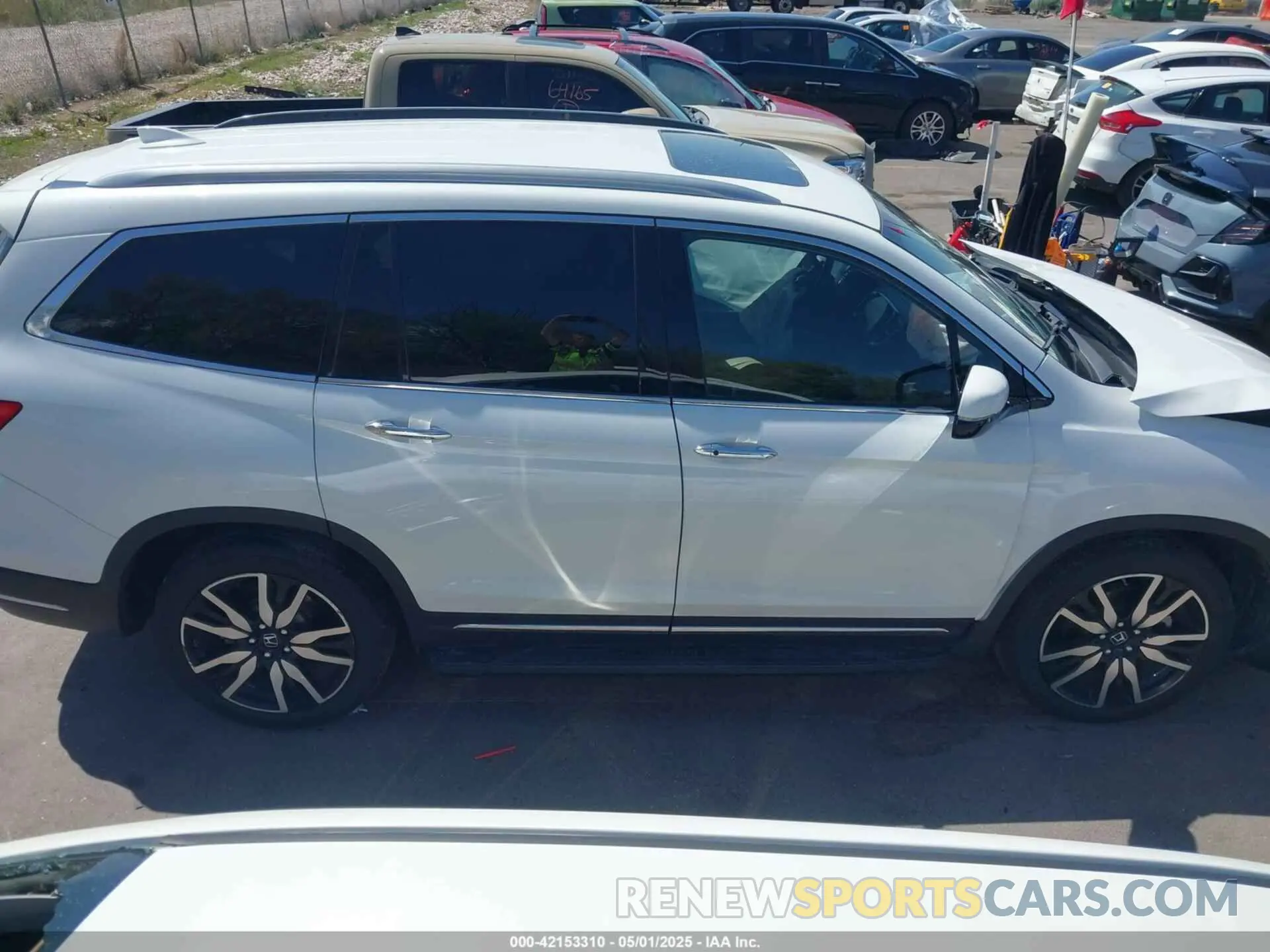 13 Photograph of a damaged car 5FNYF6H94MB087593 HONDA PILOT 2021