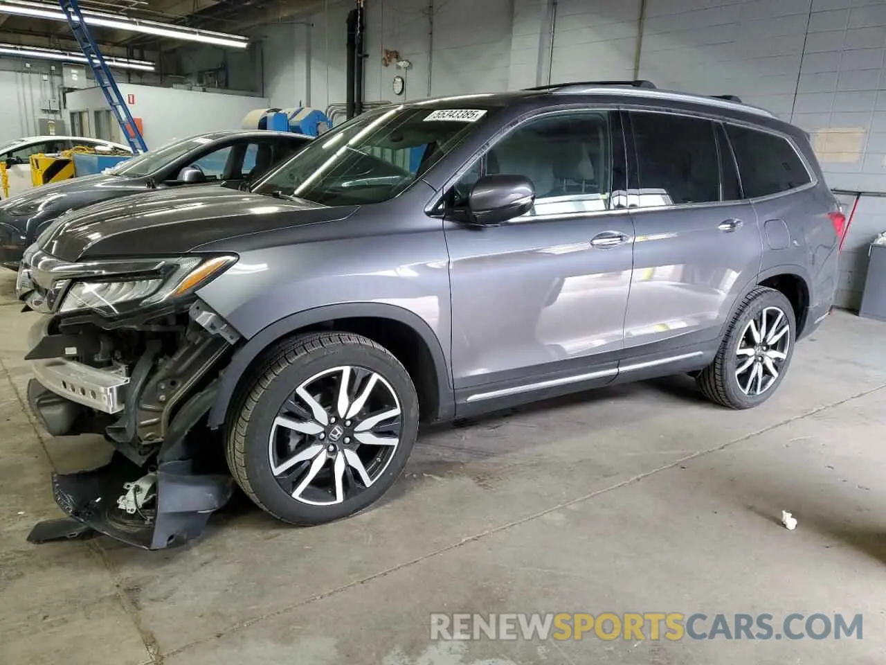 1 Photograph of a damaged car 5FNYF6H96MB041909 HONDA PILOT 2021