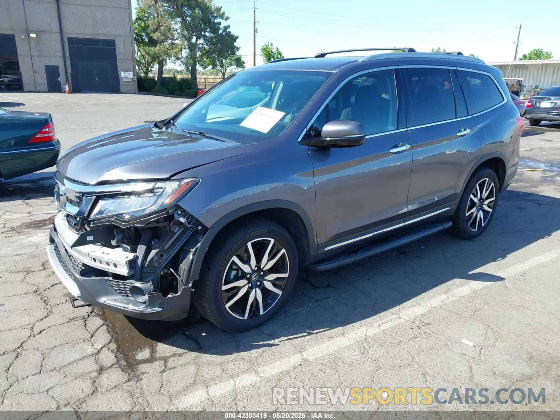 2 Photograph of a damaged car 5FNYF6H97MB034399 HONDA PILOT 2021