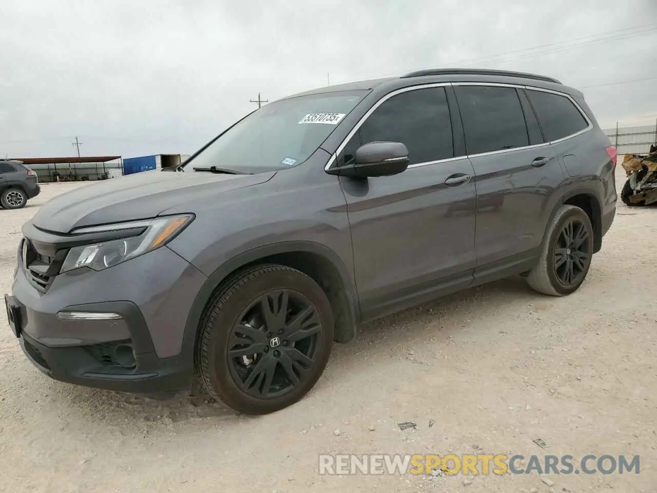 1 Photograph of a damaged car 5FNYF5H20NB017958 HONDA PILOT 2022