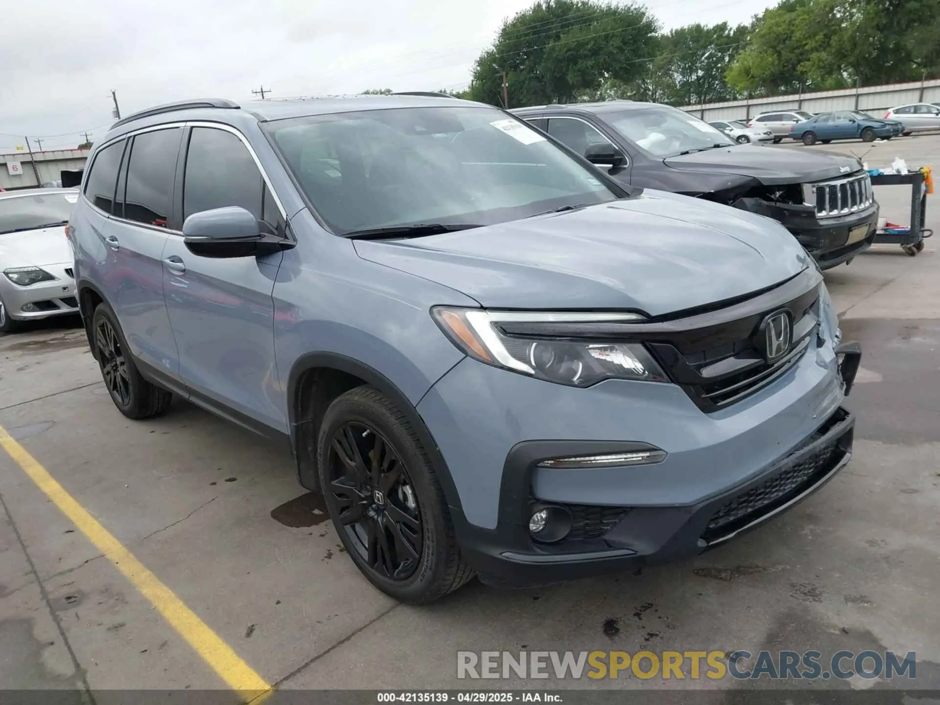 1 Photograph of a damaged car 5FNYF5H20NB024960 HONDA PILOT 2022