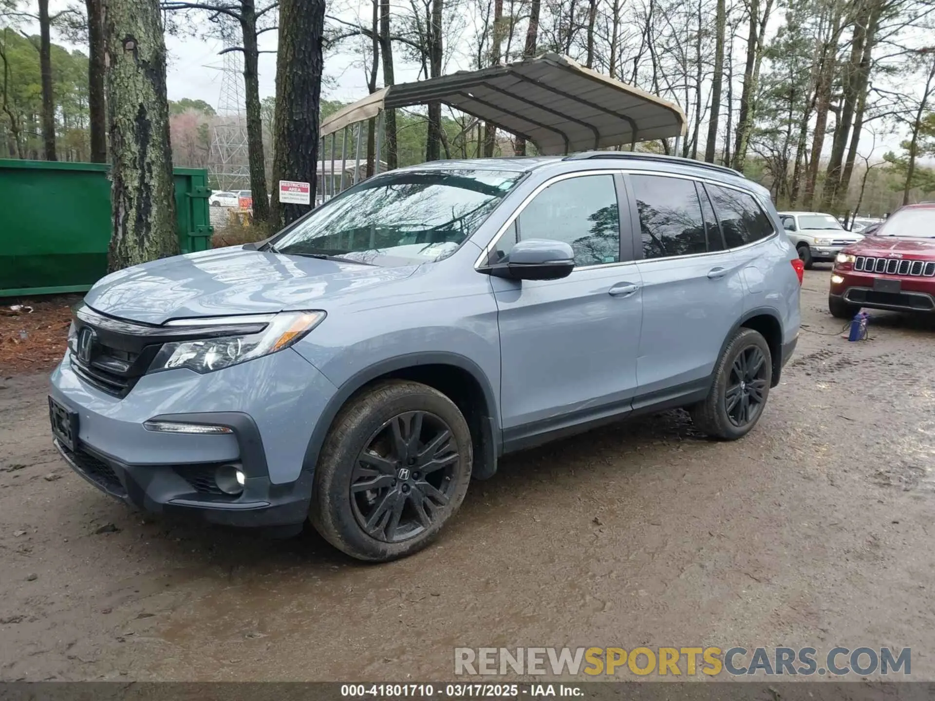 2 Фотография поврежденного автомобиля 5FNYF5H20NB026028 HONDA PILOT 2022