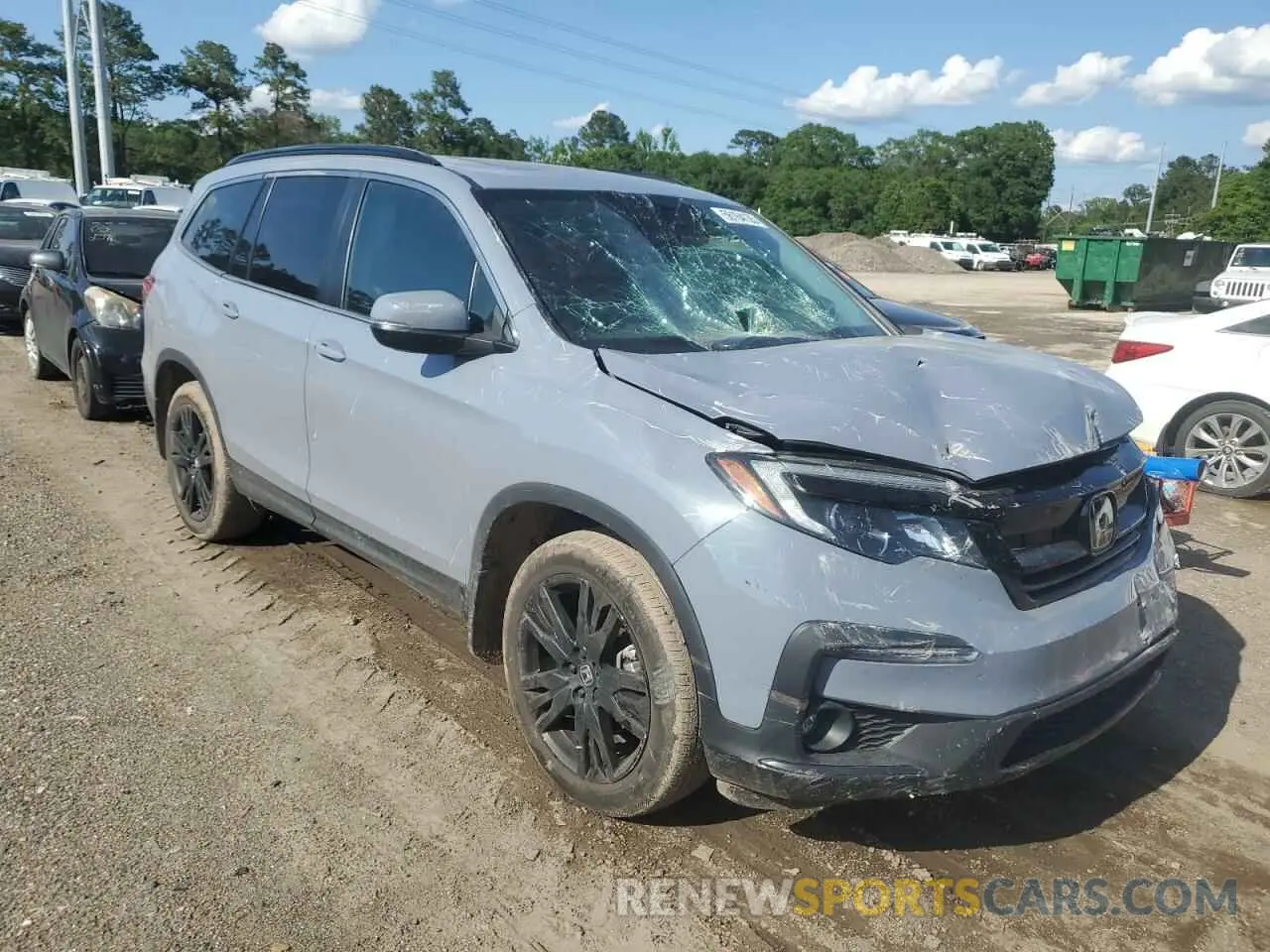 4 Фотография поврежденного автомобиля 5FNYF5H23NB024967 HONDA PILOT 2022