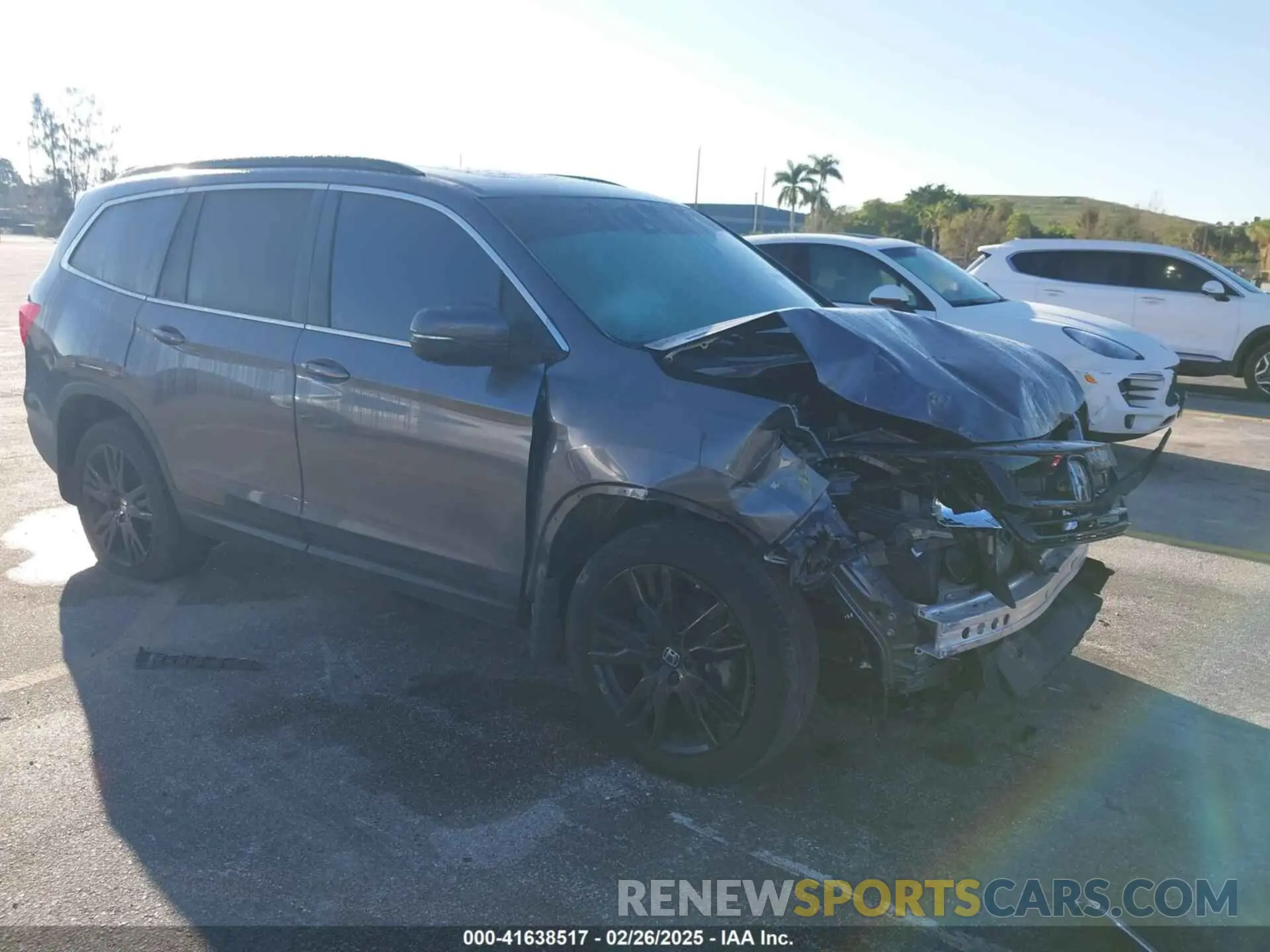 1 Фотография поврежденного автомобиля 5FNYF5H25NB031399 HONDA PILOT 2022