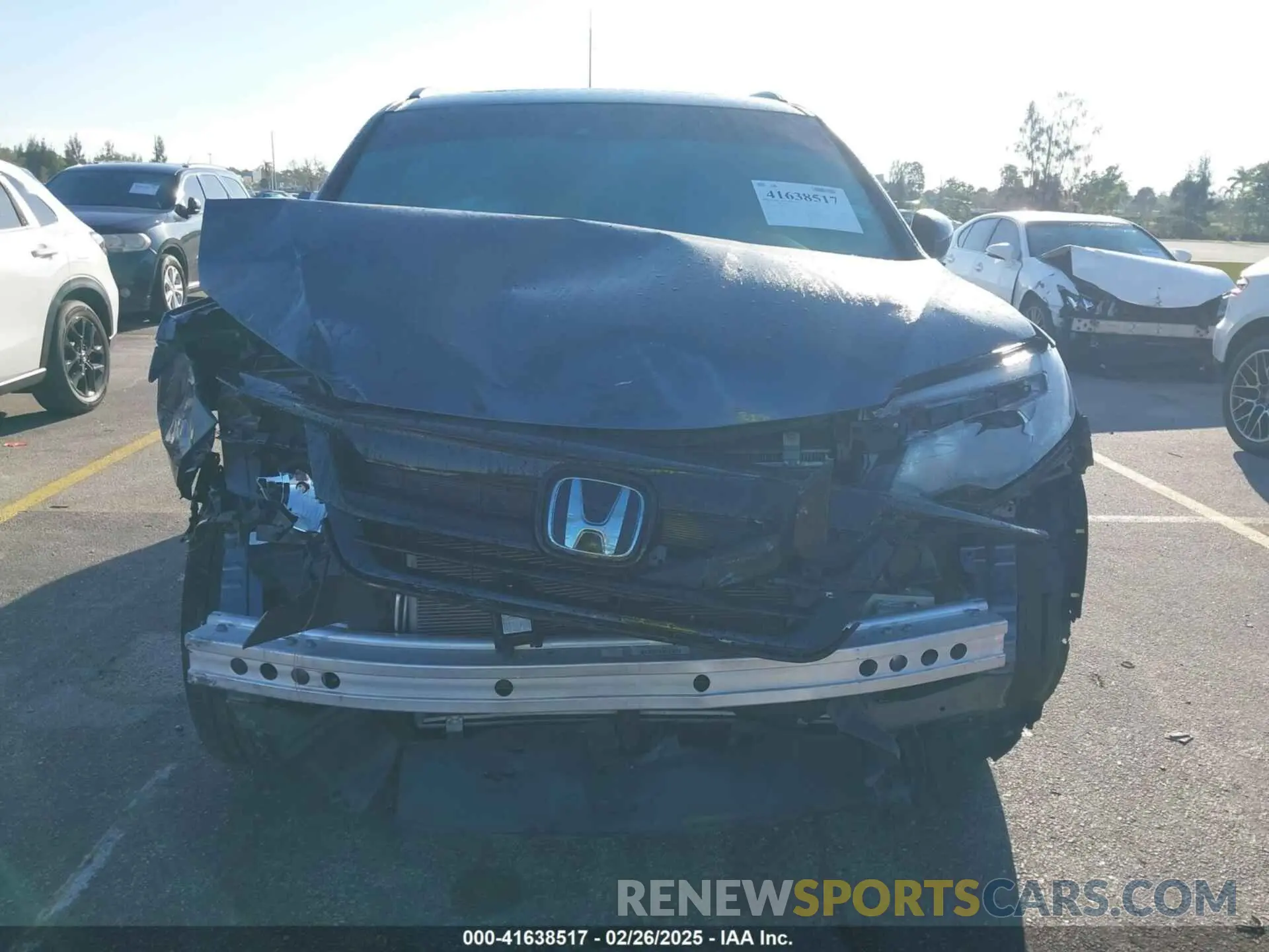6 Фотография поврежденного автомобиля 5FNYF5H25NB031399 HONDA PILOT 2022