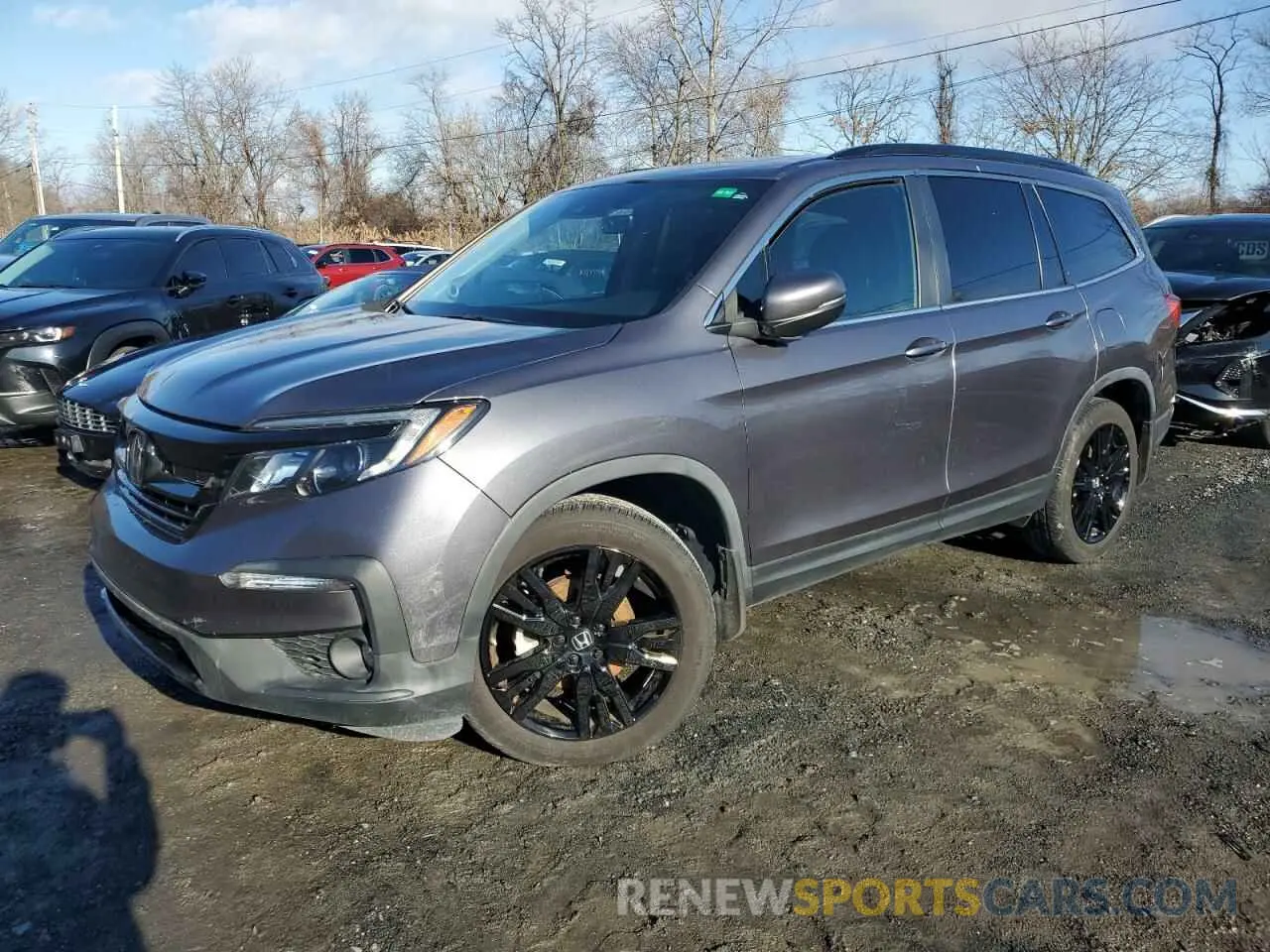 1 Фотография поврежденного автомобиля 5FNYF5H27NB001160 HONDA PILOT 2022