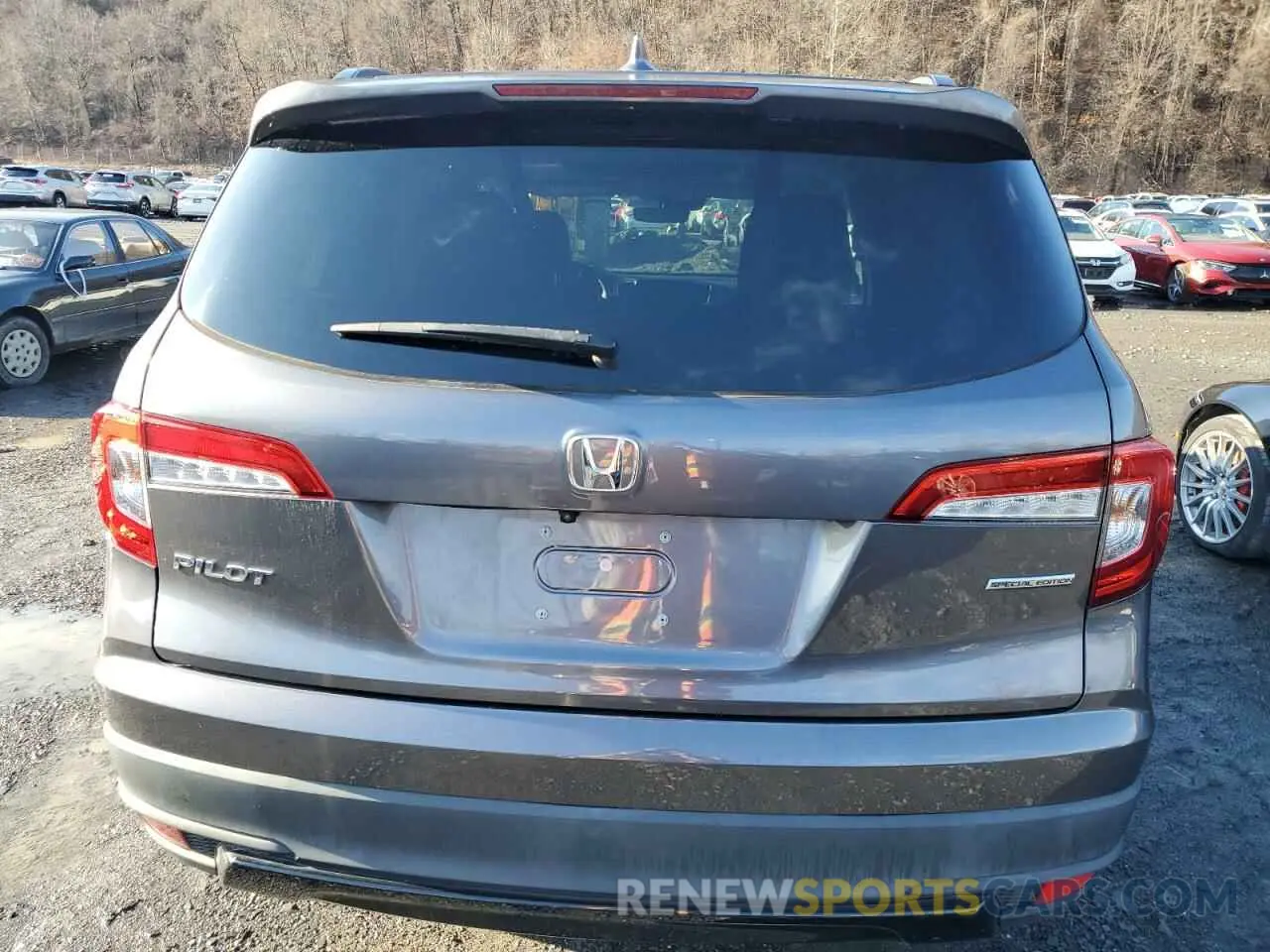6 Фотография поврежденного автомобиля 5FNYF5H27NB001160 HONDA PILOT 2022