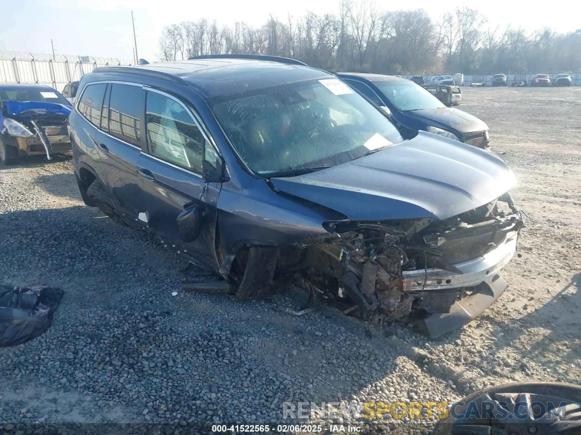 1 Фотография поврежденного автомобиля 5FNYF5H27NB032330 HONDA PILOT 2022