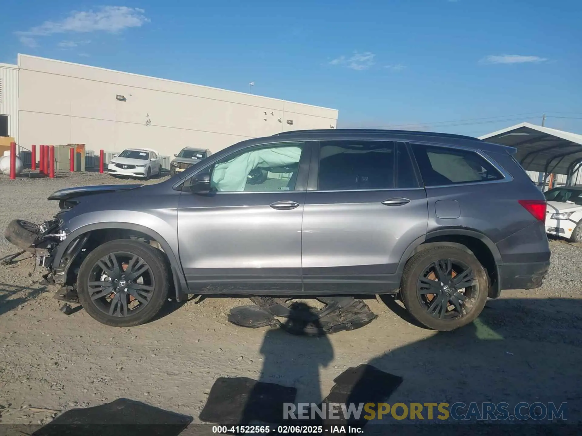 13 Фотография поврежденного автомобиля 5FNYF5H27NB032330 HONDA PILOT 2022