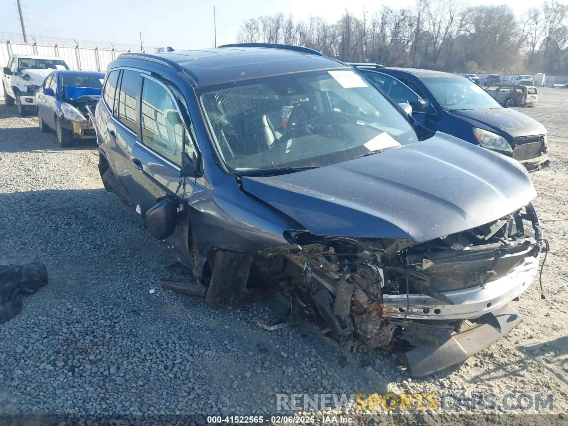 6 Фотография поврежденного автомобиля 5FNYF5H27NB032330 HONDA PILOT 2022