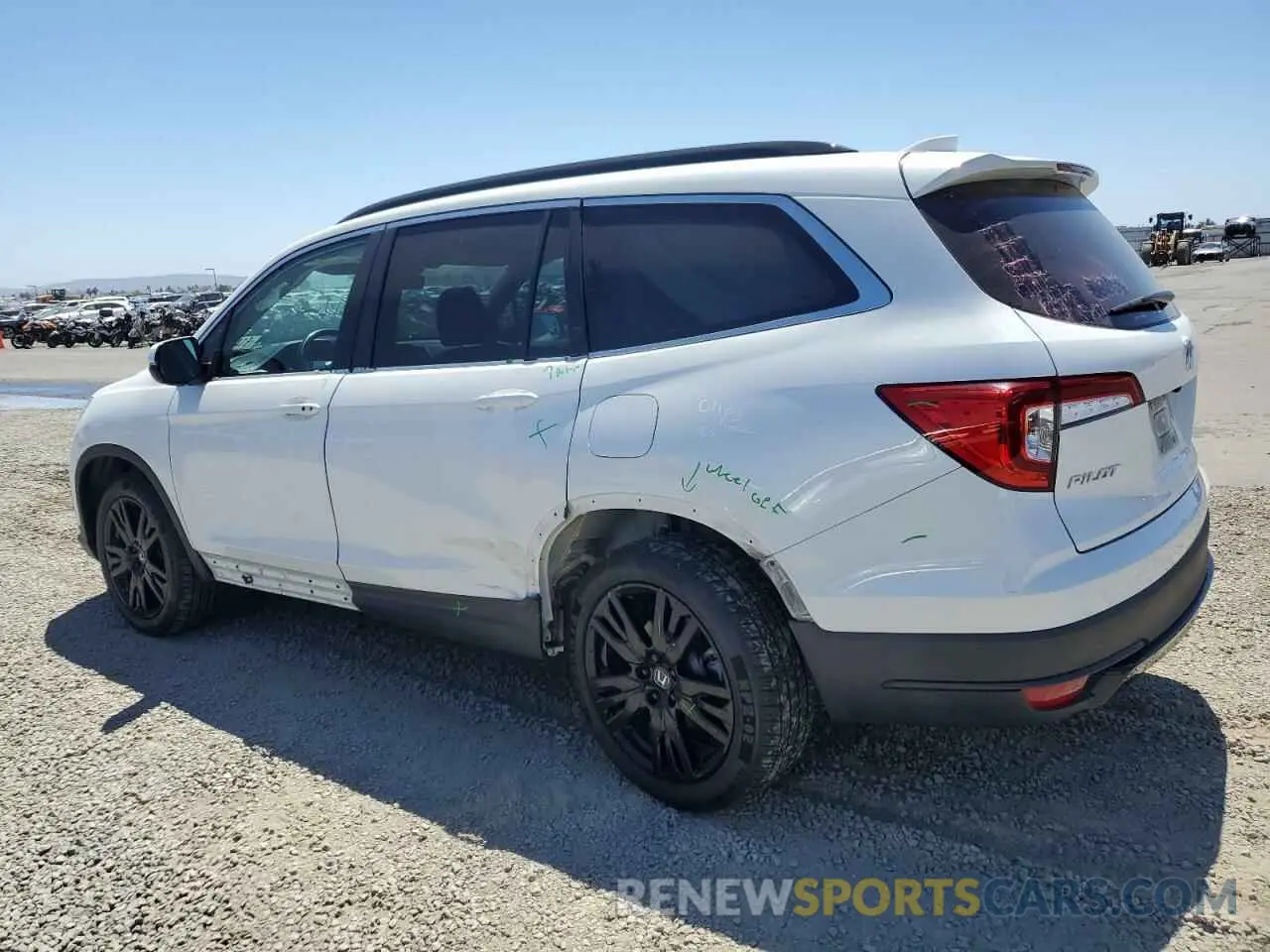 2 Фотография поврежденного автомобиля 5FNYF5H29NB030028 HONDA PILOT 2022