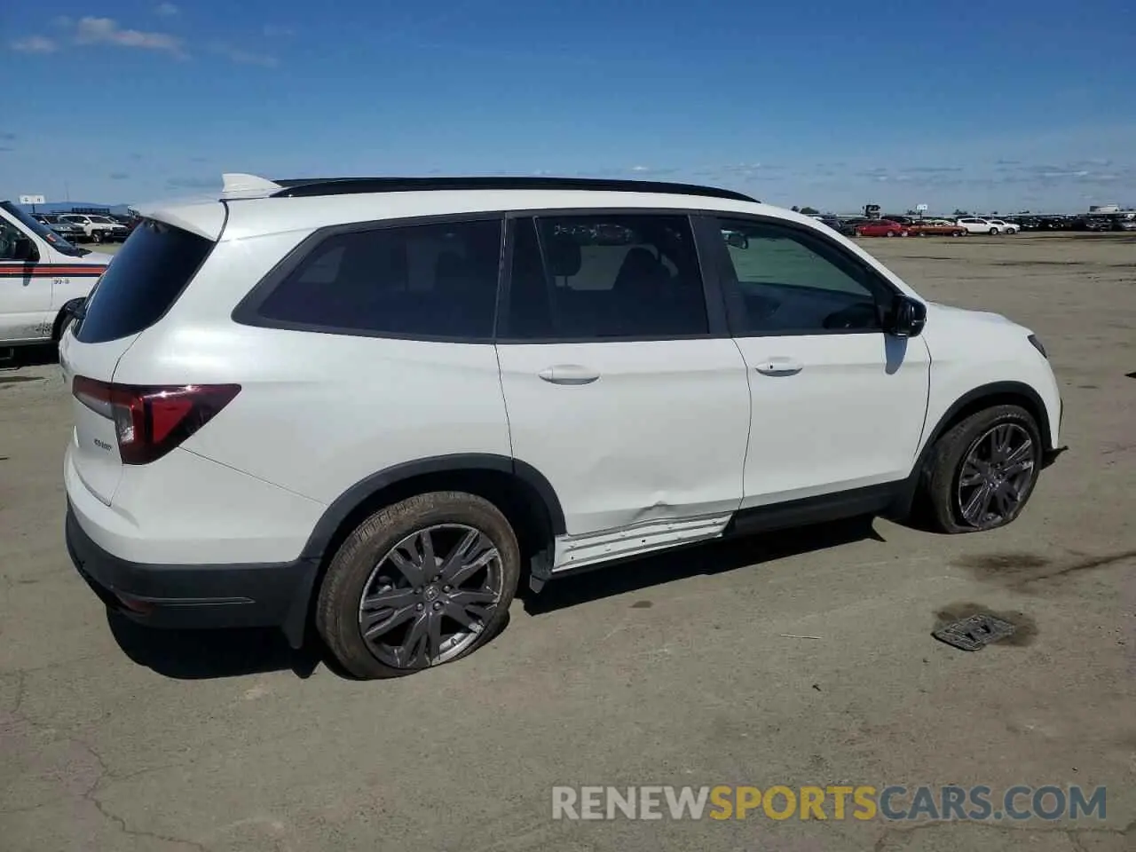 3 Фотография поврежденного автомобиля 5FNYF5H35NB007502 HONDA PILOT 2022