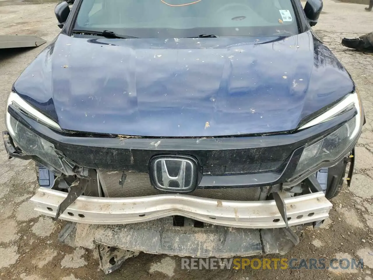 13 Photograph of a damaged car 5FNYF5H36NB007119 HONDA PILOT 2022