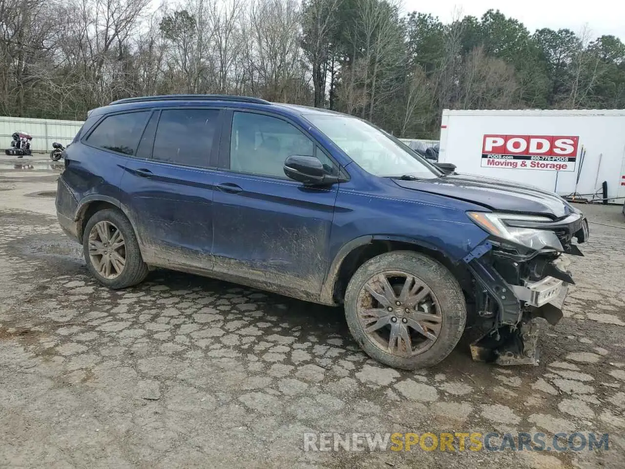 4 Photograph of a damaged car 5FNYF5H36NB007119 HONDA PILOT 2022