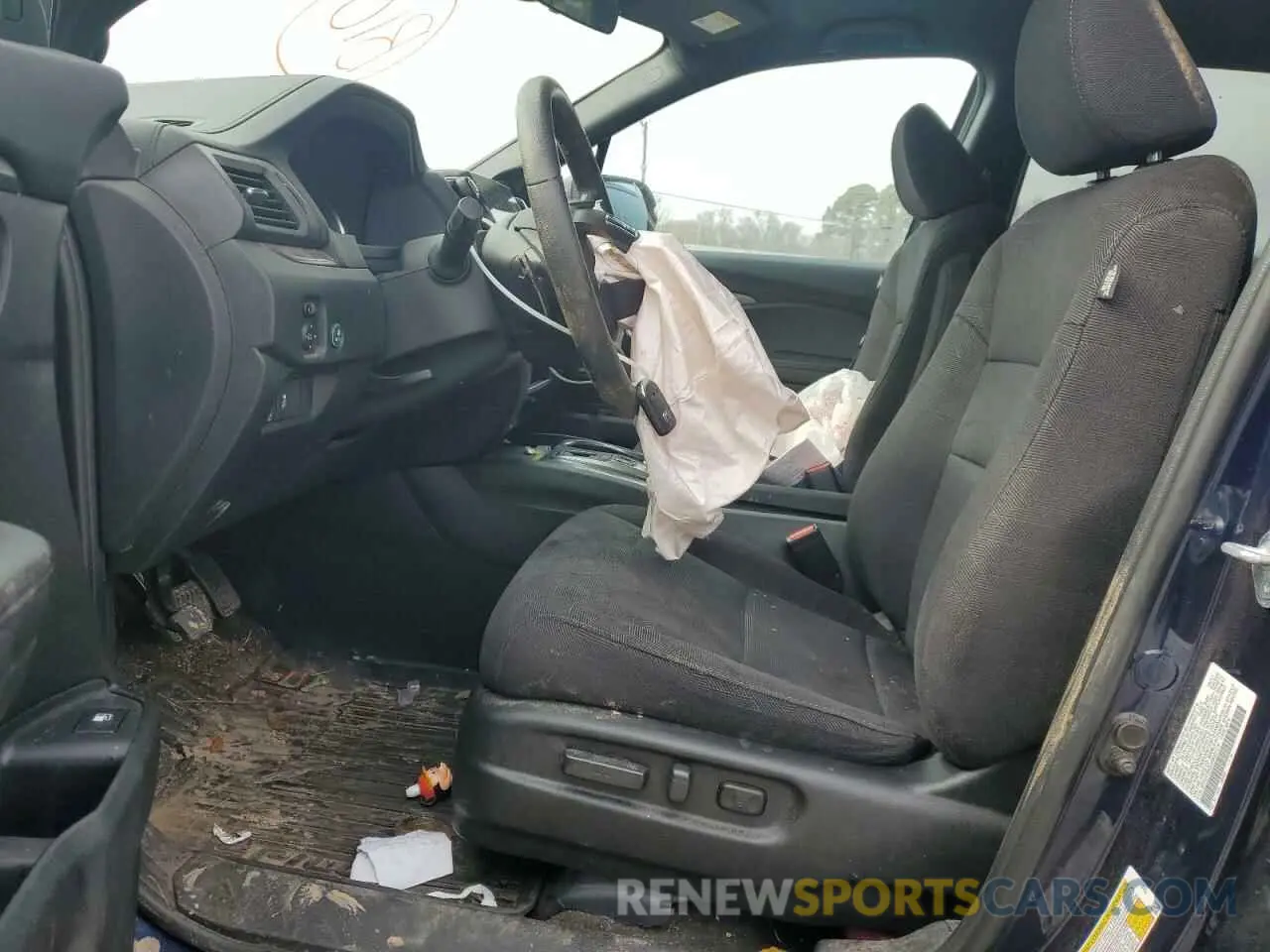 7 Photograph of a damaged car 5FNYF5H36NB007119 HONDA PILOT 2022