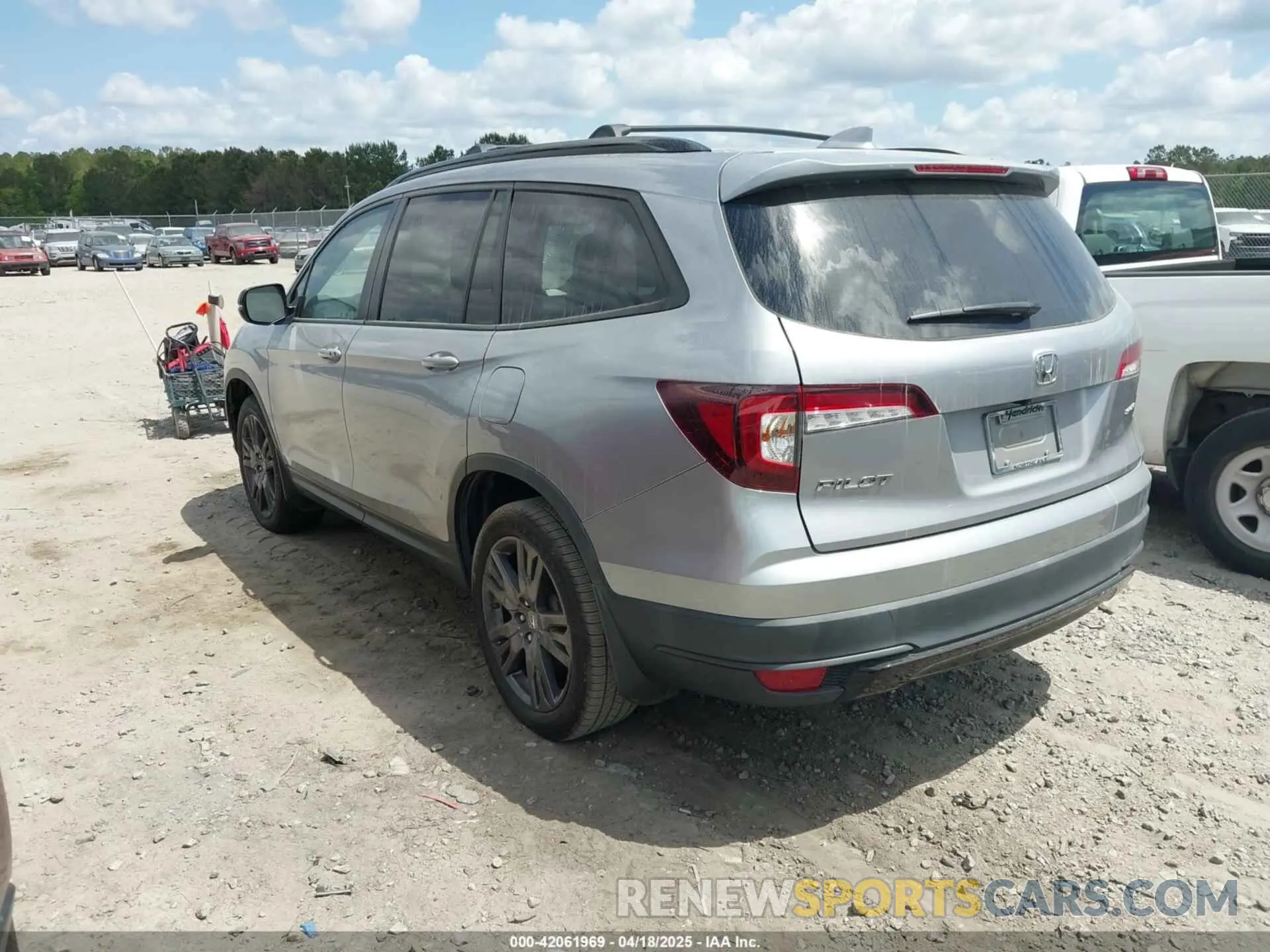 3 Фотография поврежденного автомобиля 5FNYF5H37NB007078 HONDA PILOT 2022