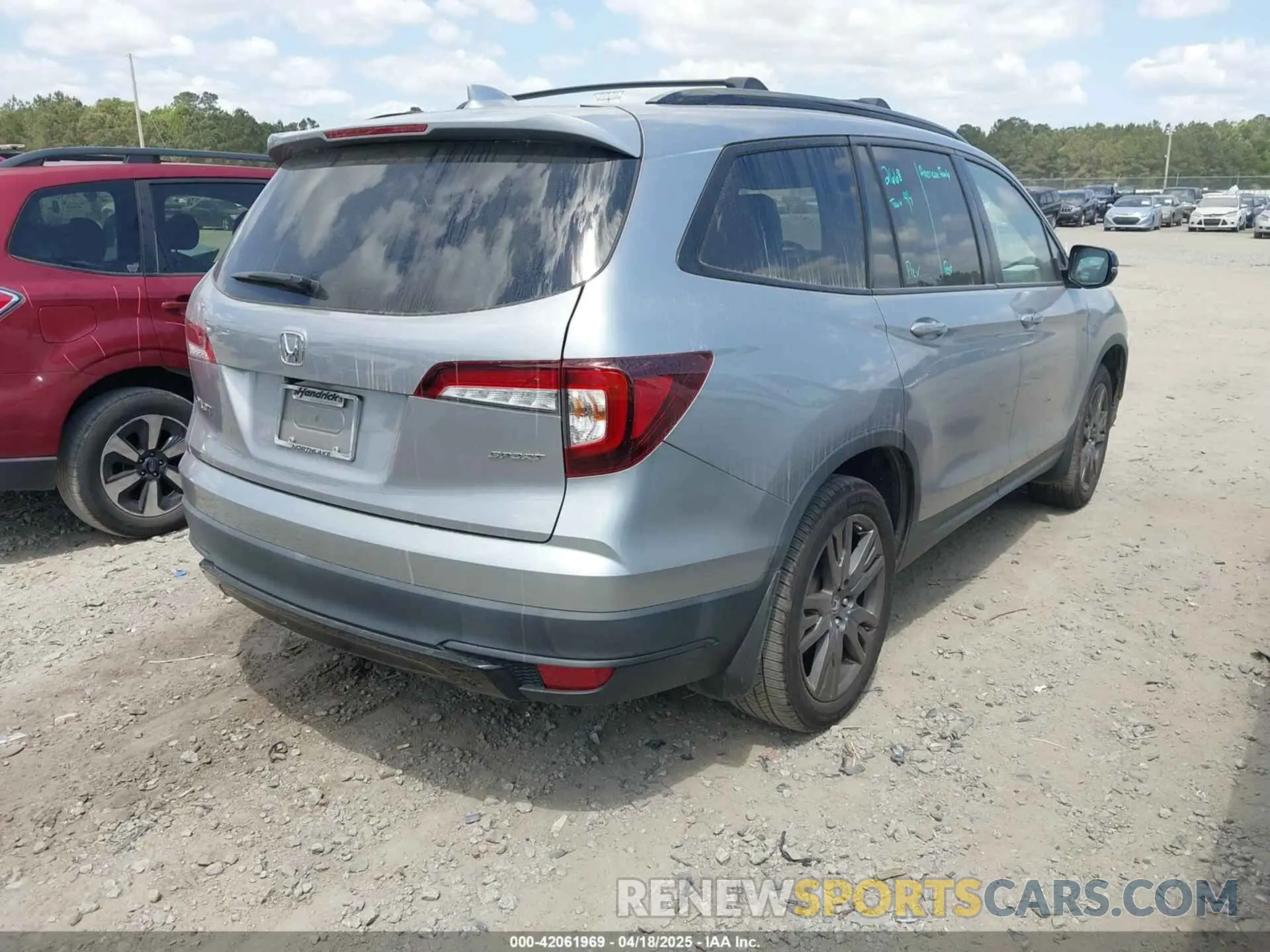 4 Фотография поврежденного автомобиля 5FNYF5H37NB007078 HONDA PILOT 2022
