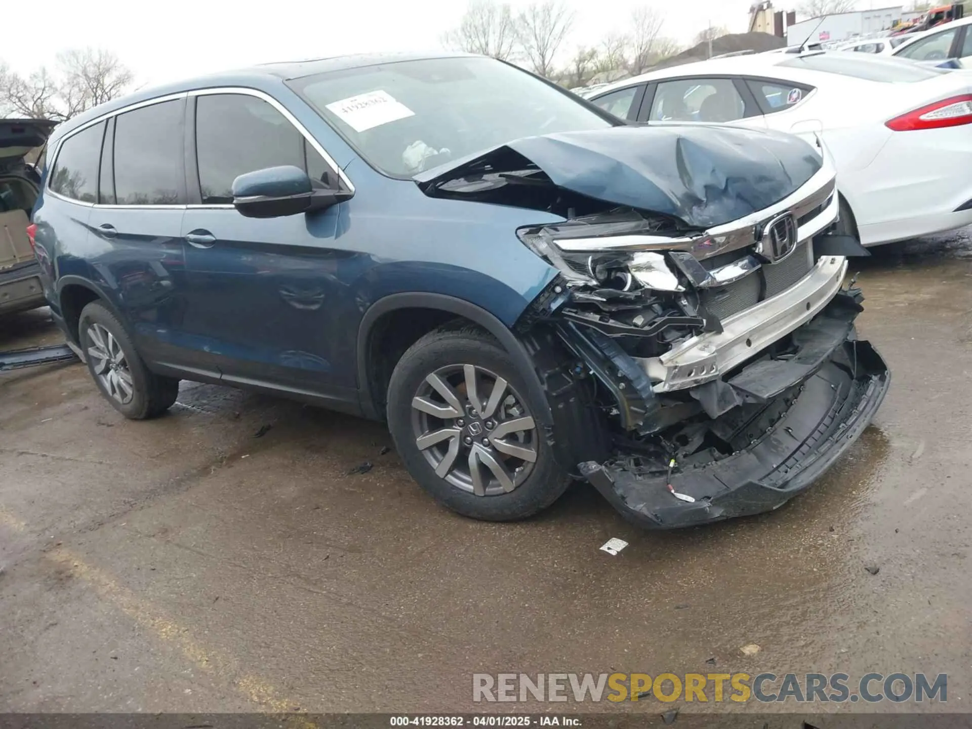1 Фотография поврежденного автомобиля 5FNYF5H53NB006219 HONDA PILOT 2022