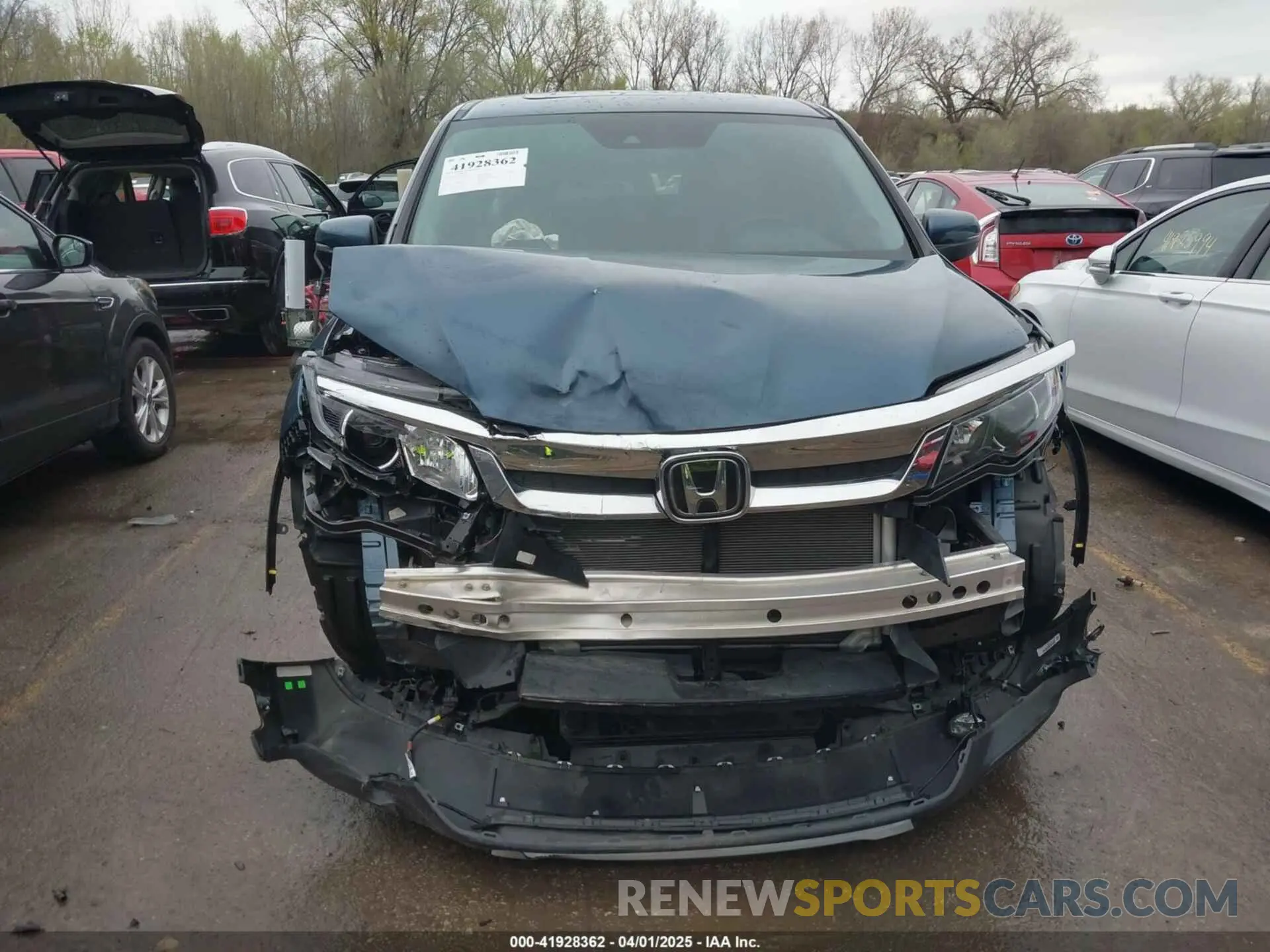 12 Фотография поврежденного автомобиля 5FNYF5H53NB006219 HONDA PILOT 2022