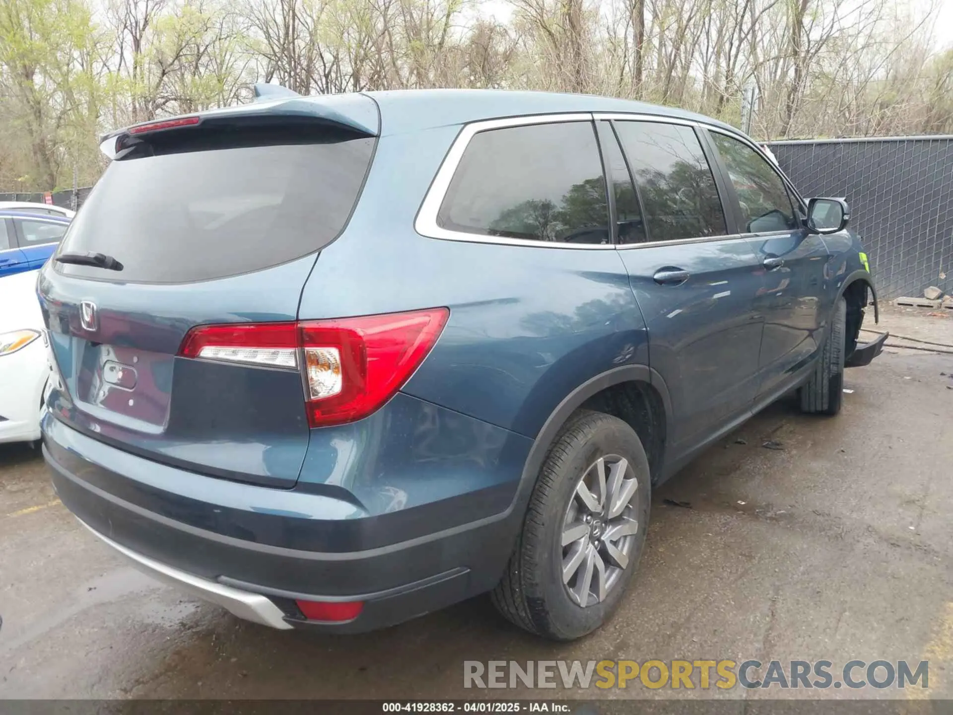 4 Фотография поврежденного автомобиля 5FNYF5H53NB006219 HONDA PILOT 2022