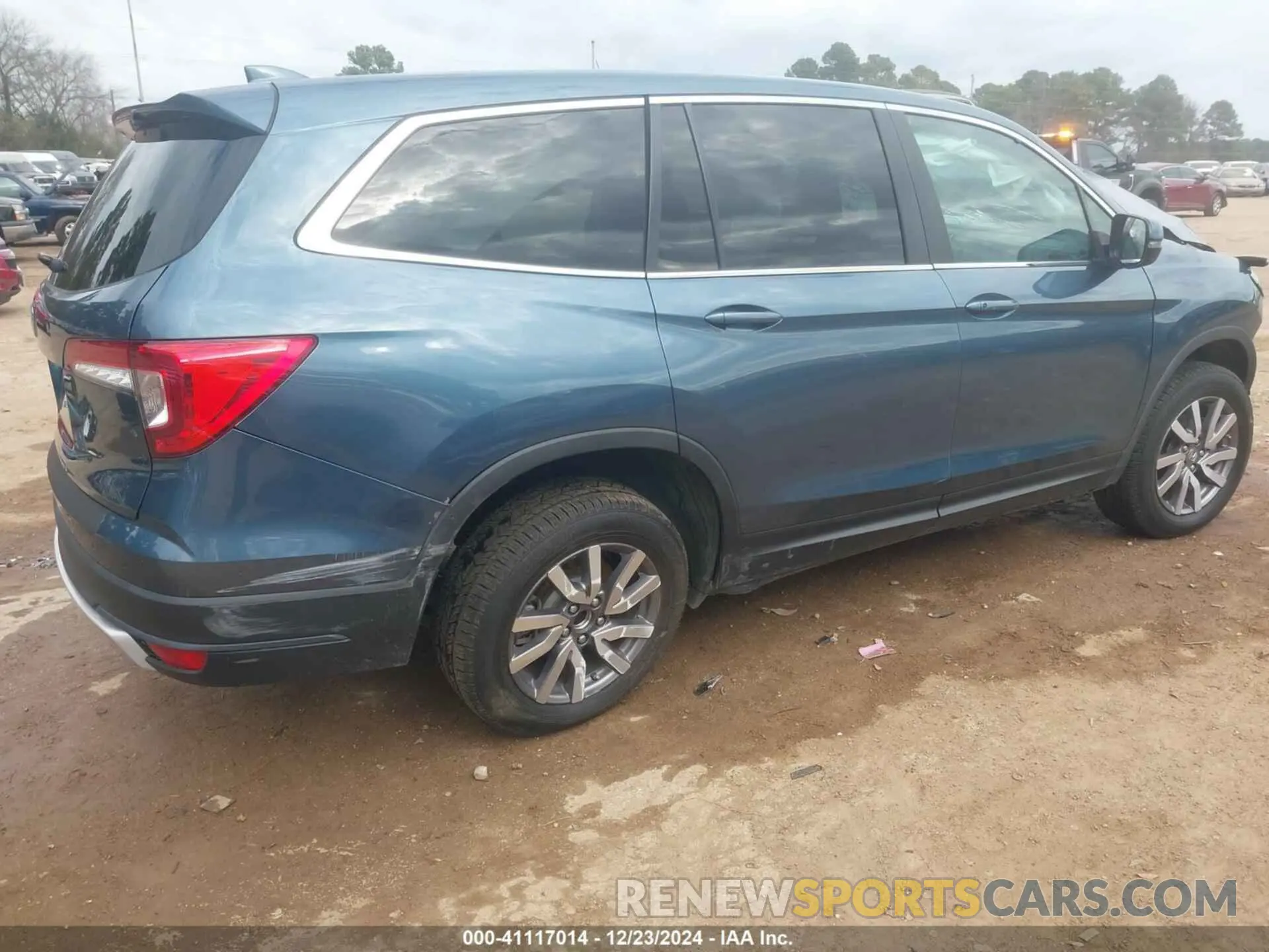 4 Фотография поврежденного автомобиля 5FNYF5H53NB009508 HONDA PILOT 2022