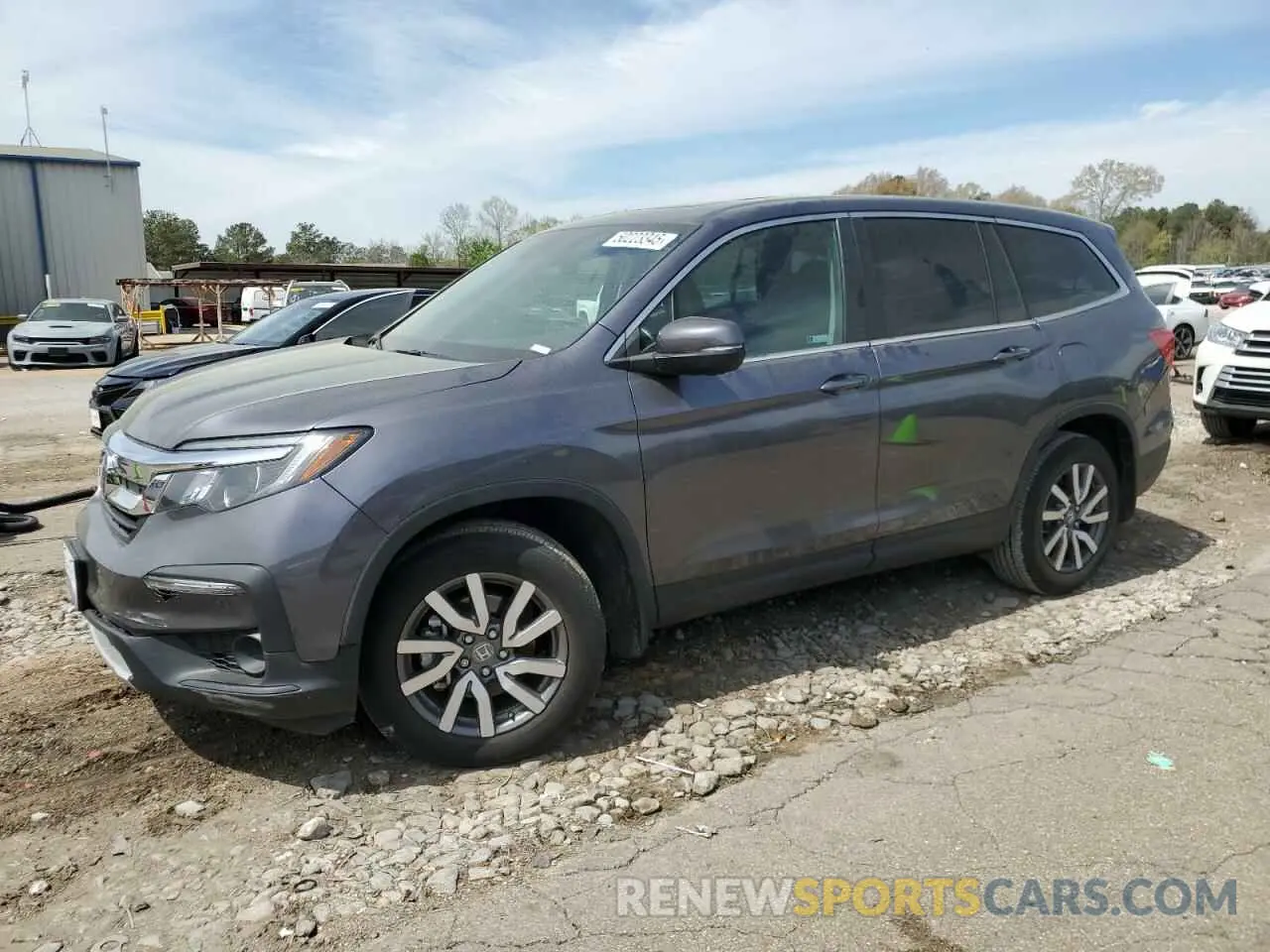 1 Photograph of a damaged car 5FNYF5H54NB014880 HONDA PILOT 2022