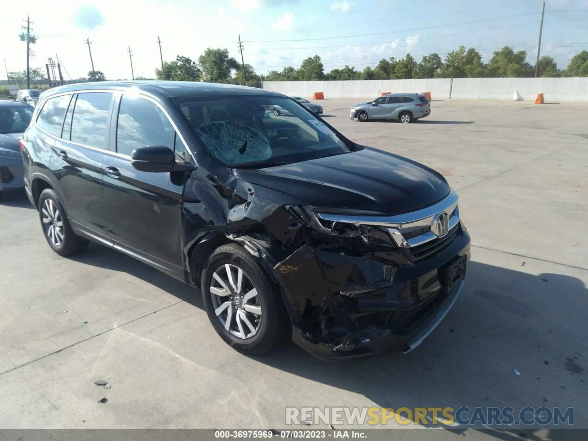 6 Фотография поврежденного автомобиля 5FNYF5H55NB003547 HONDA PILOT 2022