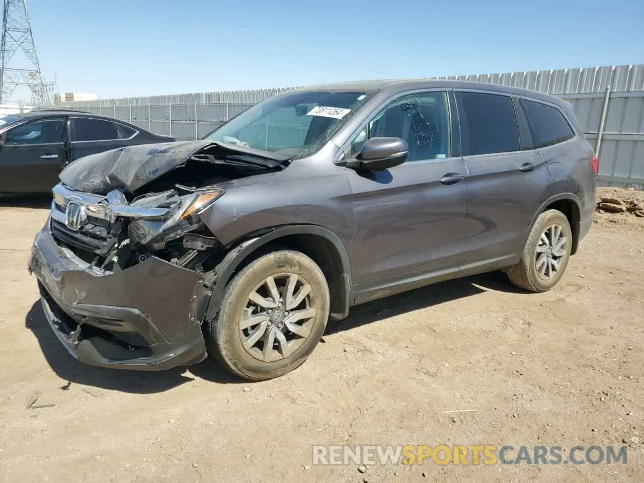 1 Photograph of a damaged car 5FNYF5H56NB014864 HONDA PILOT 2022