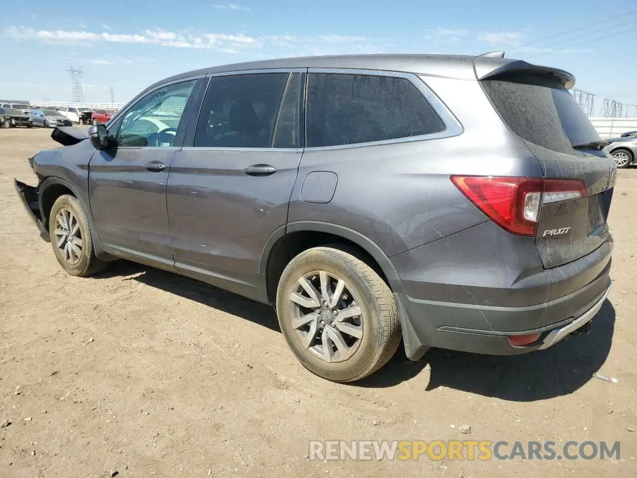 2 Photograph of a damaged car 5FNYF5H56NB014864 HONDA PILOT 2022