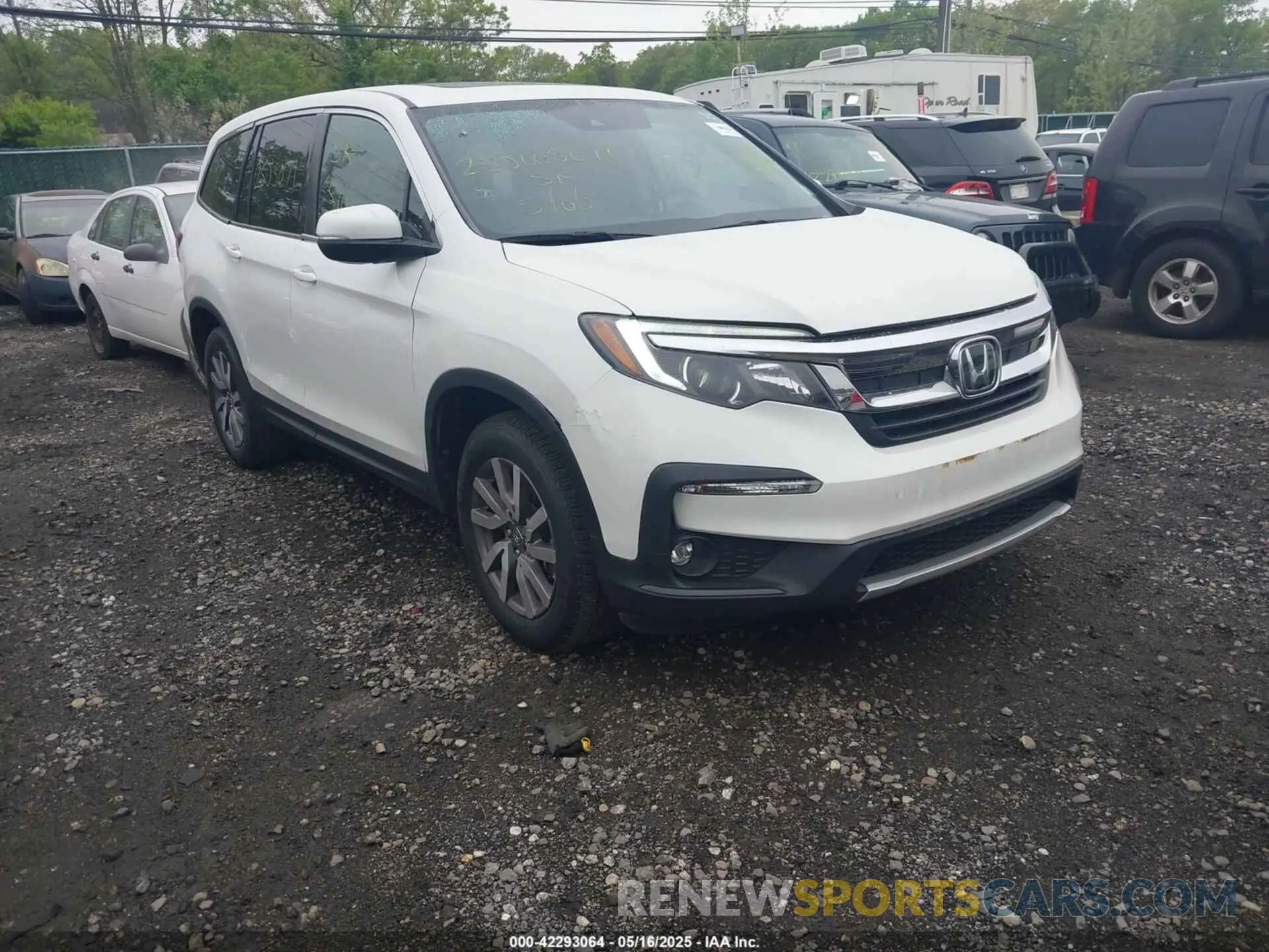 1 Photograph of a damaged car 5FNYF5H5XNB016293 HONDA PILOT 2022