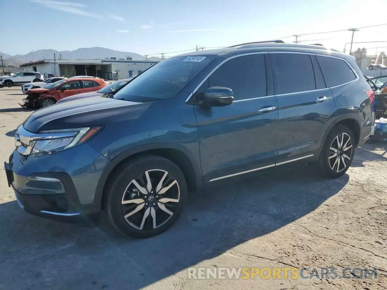 1 Photograph of a damaged car 5FNYF5H67NB024604 HONDA PILOT 2022