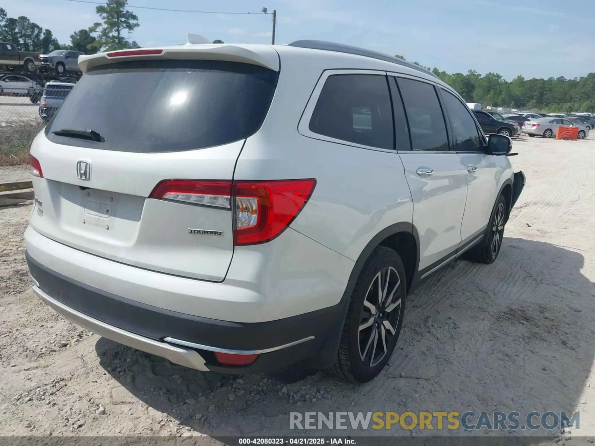 4 Фотография поврежденного автомобиля 5FNYF5H67NB027356 HONDA PILOT 2022