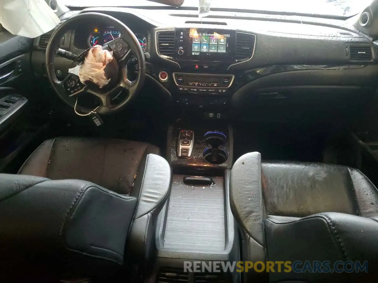 8 Photograph of a damaged car 5FNYF5H68NB029827 HONDA PILOT 2022