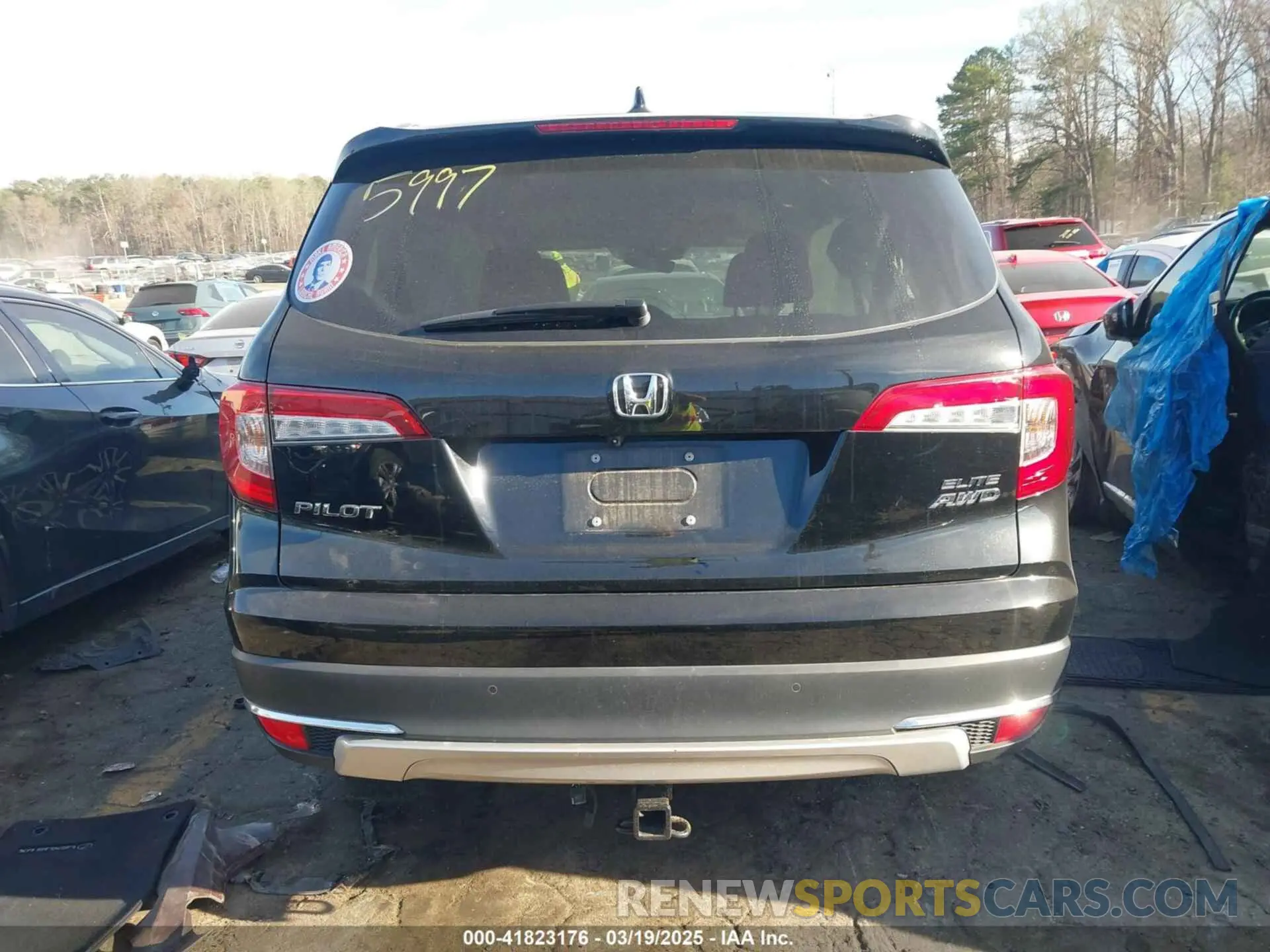 16 Фотография поврежденного автомобиля 5FNYF6H03NB085997 HONDA PILOT 2022