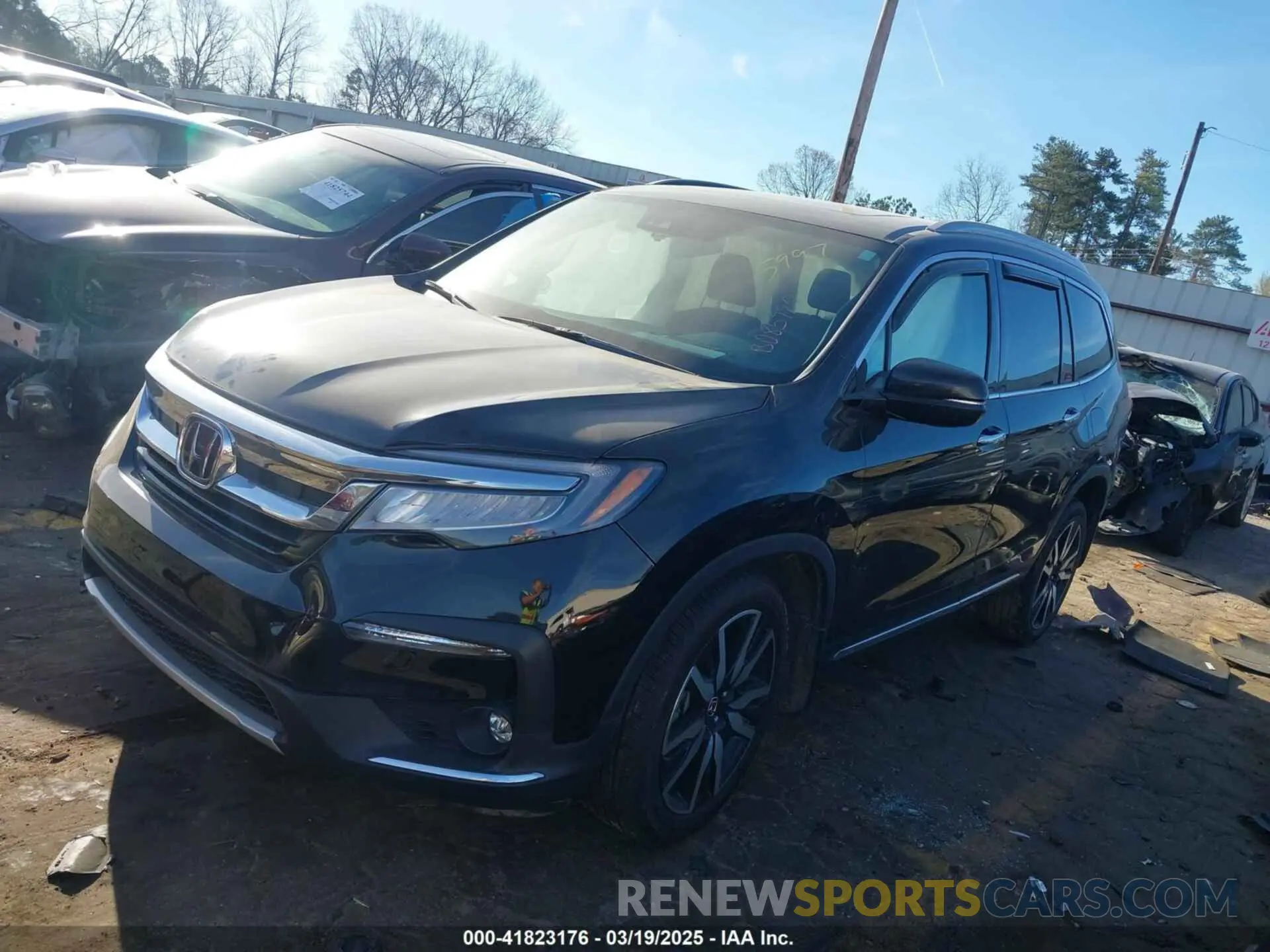 2 Фотография поврежденного автомобиля 5FNYF6H03NB085997 HONDA PILOT 2022