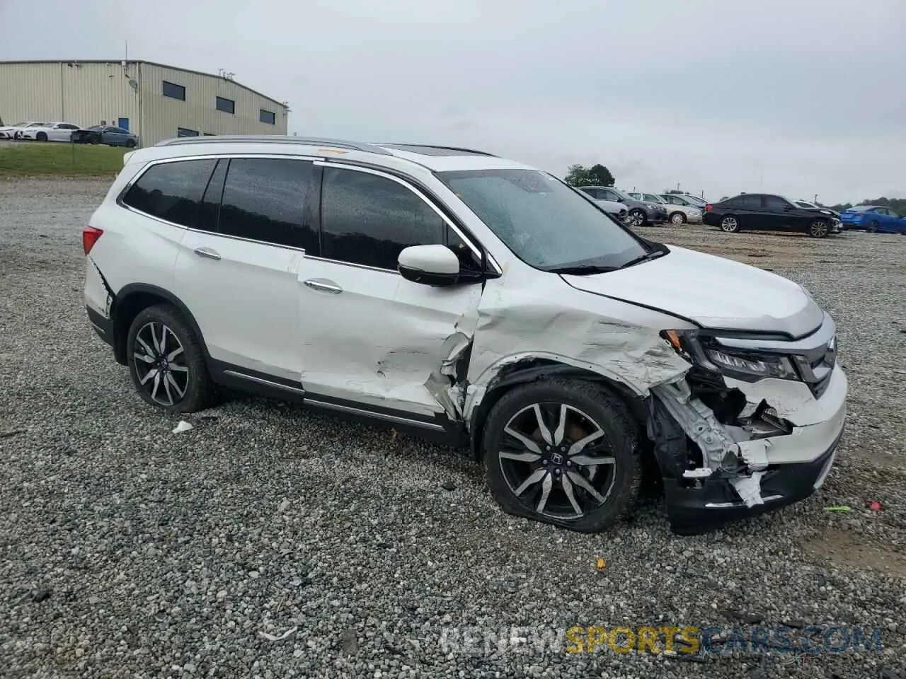 4 Фотография поврежденного автомобиля 5FNYF6H05NB011920 HONDA PILOT 2022